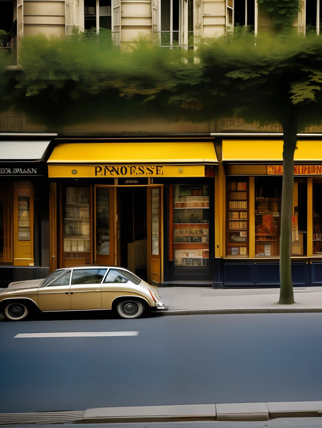 Paris street scene color Photography by Raymond Depardon, hdr