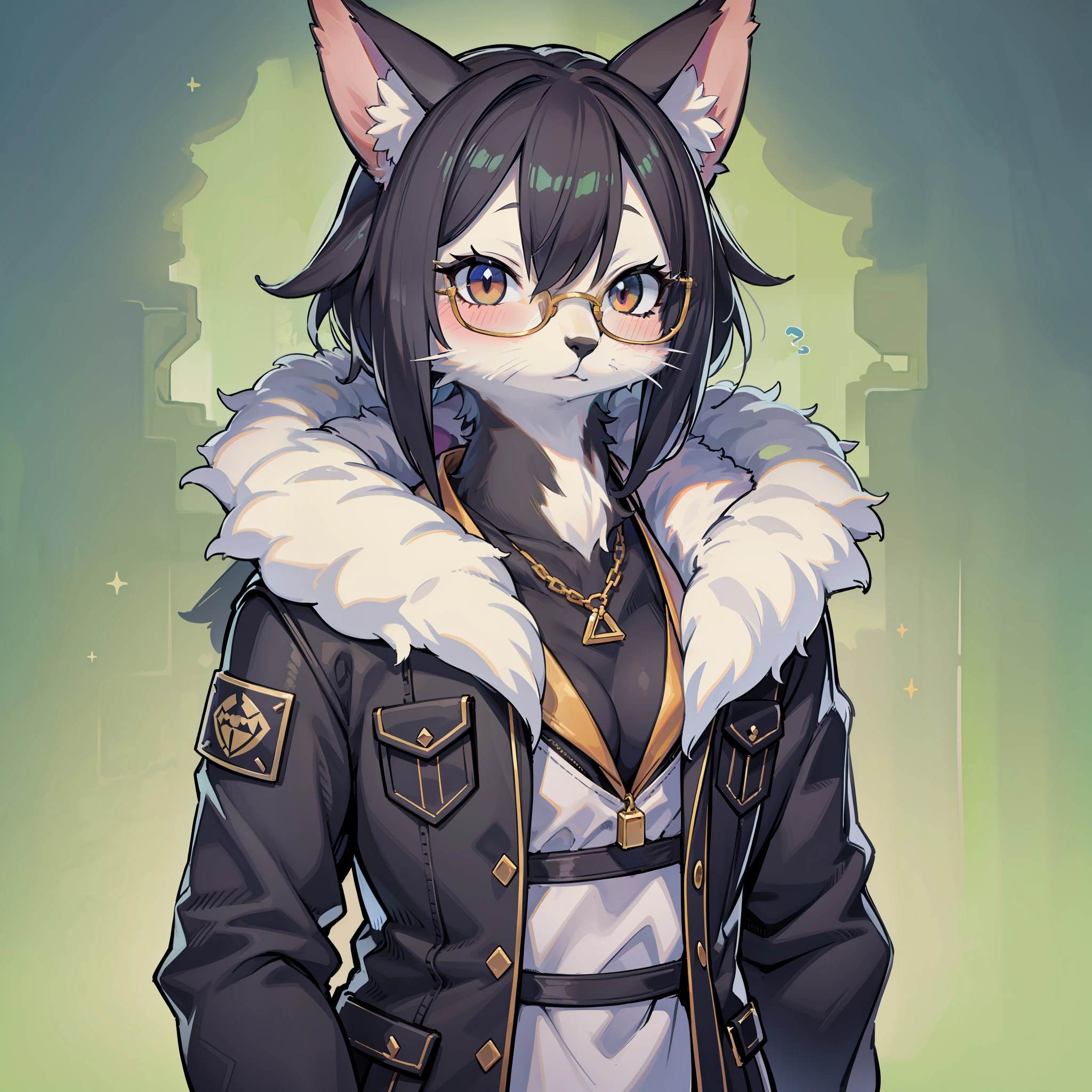 Hay un gato con gafas y una mochila caminando, Fursona con ropa elegante, fursona commission, Un zorro antro, fursona furry art commission, Retrato de un zorro anthro, Retrato de cuerpo entero de un corto!, commission for high resolution, Arte de Fursona, vestido casualmente, oc commission, Vestido casualmente, furry Fursona, Fursona!!!!