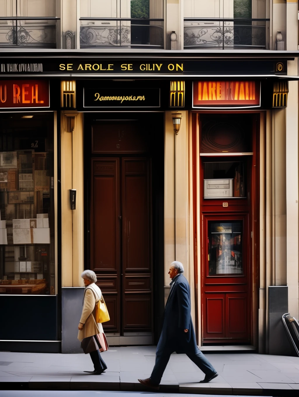 Paris street scene color Photography by Raymond Depardon, hdr