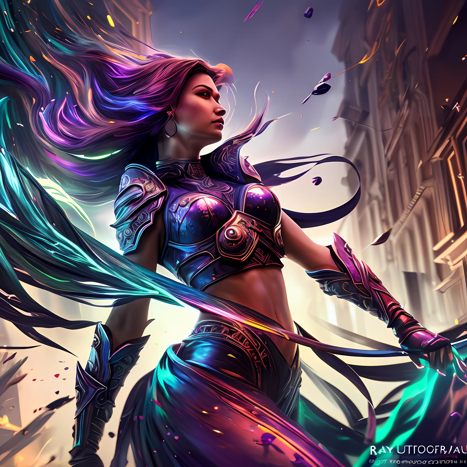 Maximaliset Rococo. Astral Escape! Splash art, portrait of Vietnamese, red indigo haired Vietnamese, StarCraft Inspired, epic, artstation, splash style of colorful paint, contour, hyperdetailed intricately detailed, fantasy, unreal engine, fantastical, intricate detail, splash screen, complementary colors, fantasy concept art, 16k resolution, deviantart masterpiece, oil painting, heavy strokes, paint dripping, splash arts, neon ambiance, muted colors, watercolor style Full body, holding a bow, action pose, (Dark Fantasy:1.2), (Masterpiece, Epic Quality, Epic Realism, Ultra Resolution, 8K Photo Unity, Epic Detail: 1.1), Dark Elf, (Intricate Details, Dynamic Angle, Most Beautiful Form of Chaos, Rim Lighting, Soft Lighting, (Professional Photography, Photorealism, Hyperrealism), Ray Tracing, HDR --auto --s2