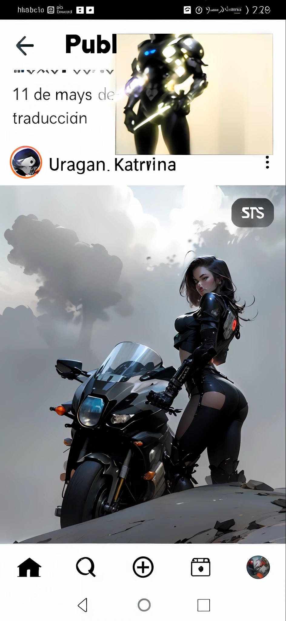Woman body defined thick thighs cybernetic body parts, short underwear