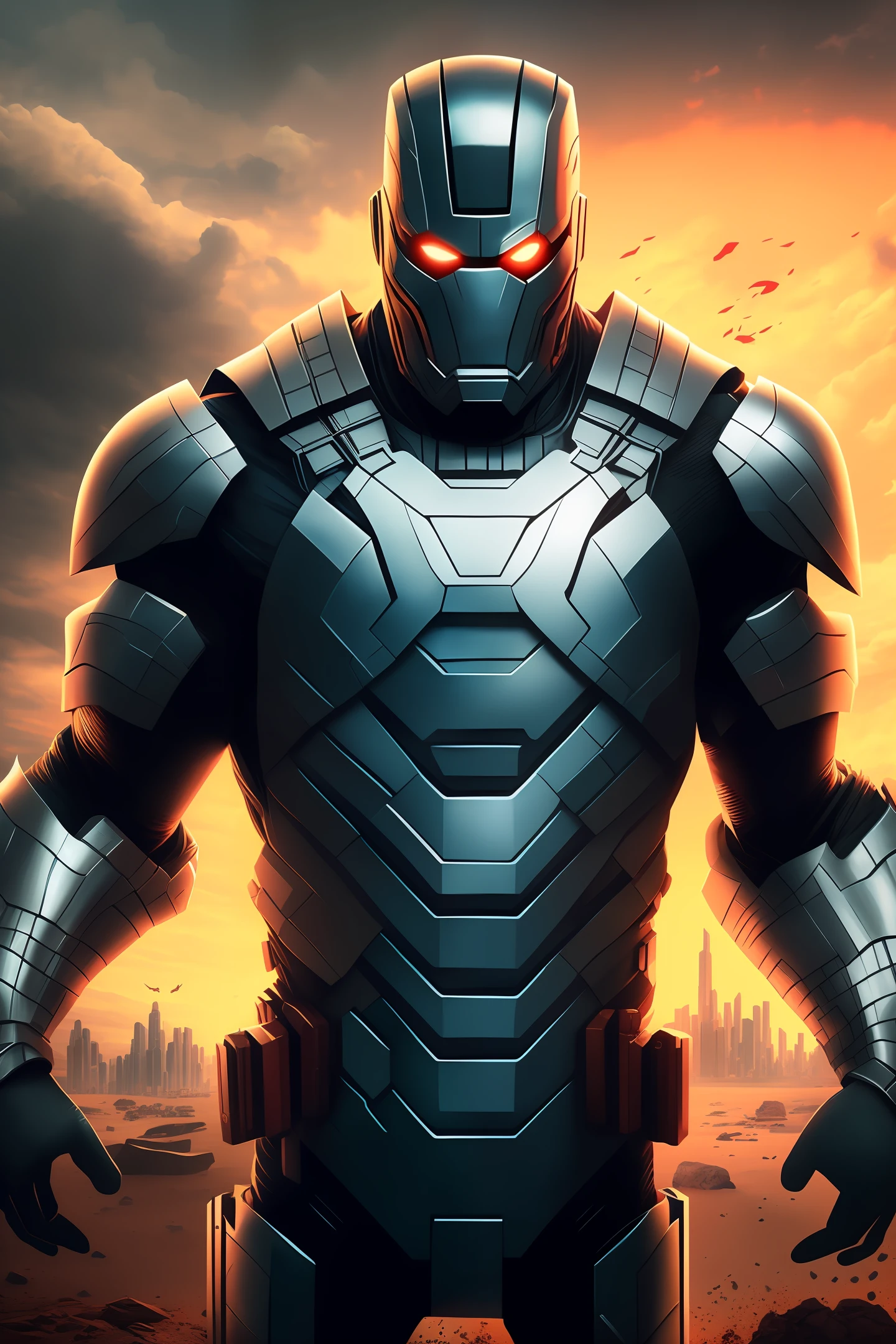 Homem de ferro 4k lutando