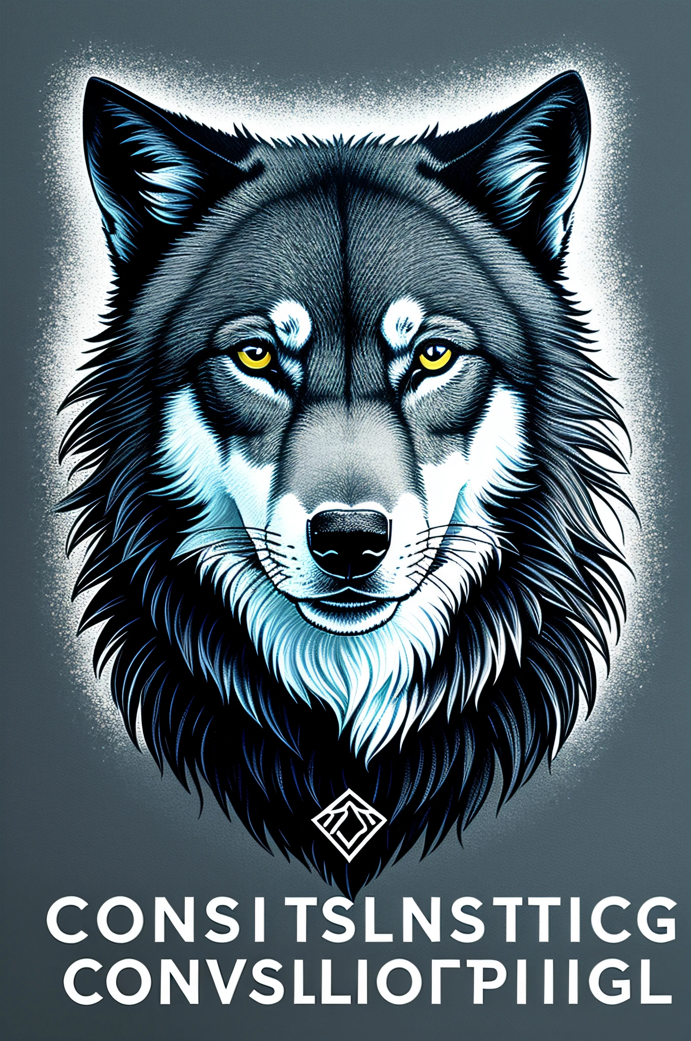 logo for consulting with the figure of the wolf