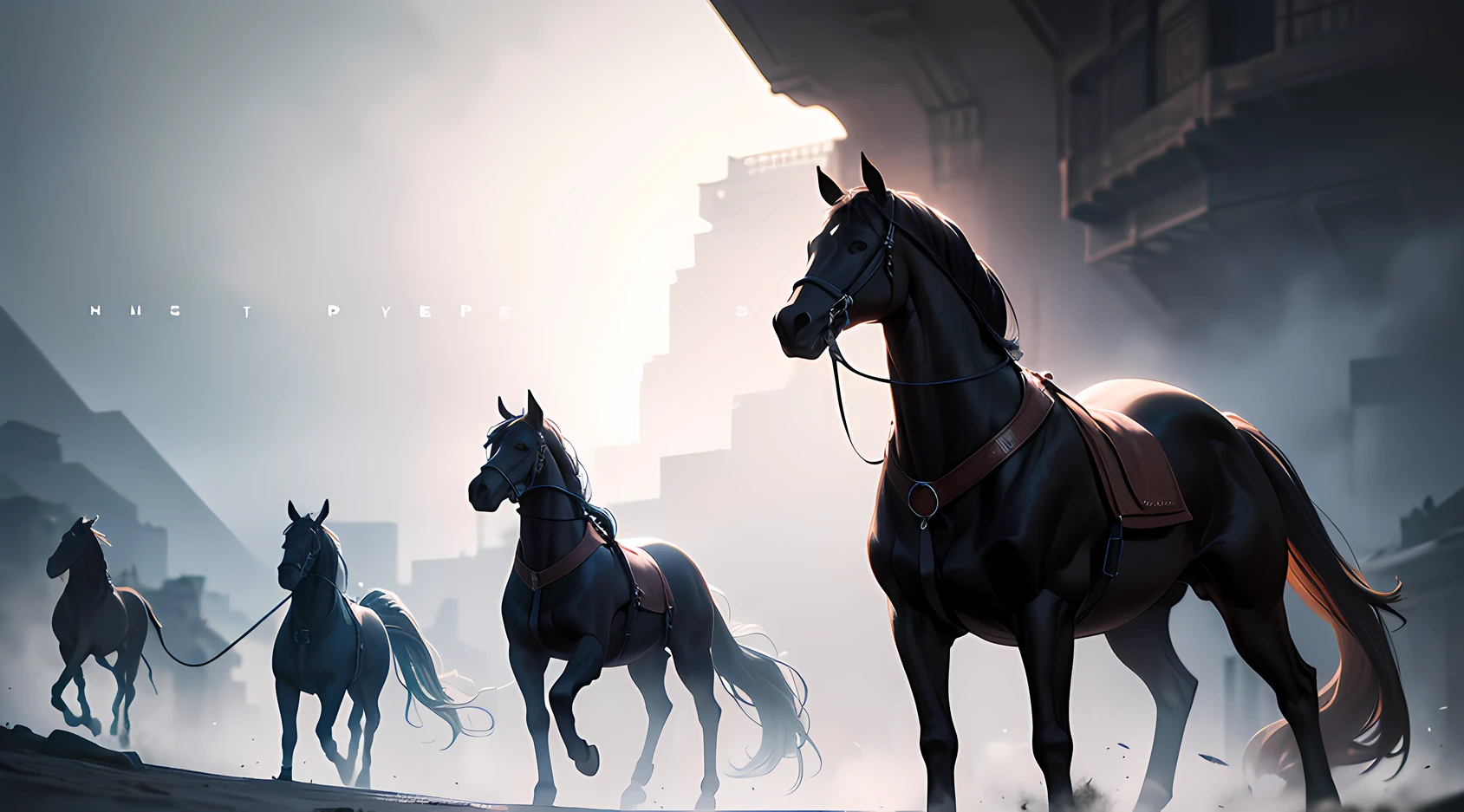SCP-3456 is a quadrupedal entity resembling a deviated horse-like creature, particularly due to the lack of hair, presence of three-toed hooves, thick transluscent skin, and either single or multiple human torsos fused to its back in addition to the normal equine head attached to the horses body, scary, menacing, dim volumetric lighting, photorealistic, 8k octane beautifully detailed render, post-processing, extremely hyperdetailed, intricate, epic composition, grim yet sparkling atmosphere, cinematic lighting + masterpiece, trending on artstation, very detailed, vibrant colors, Art Nouveau, masterpiece, romanticism --auto