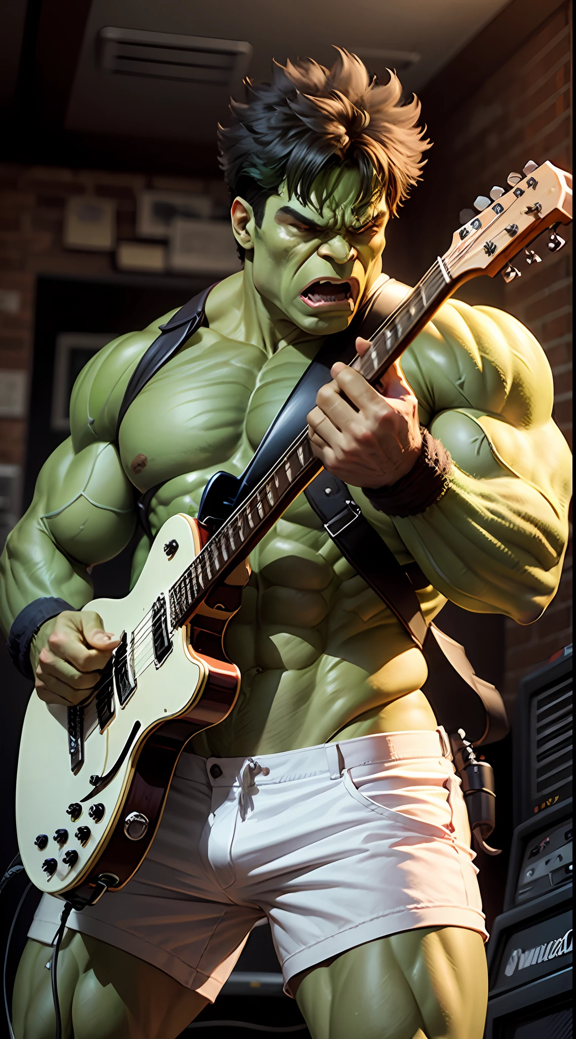hulk playing guitar --auto