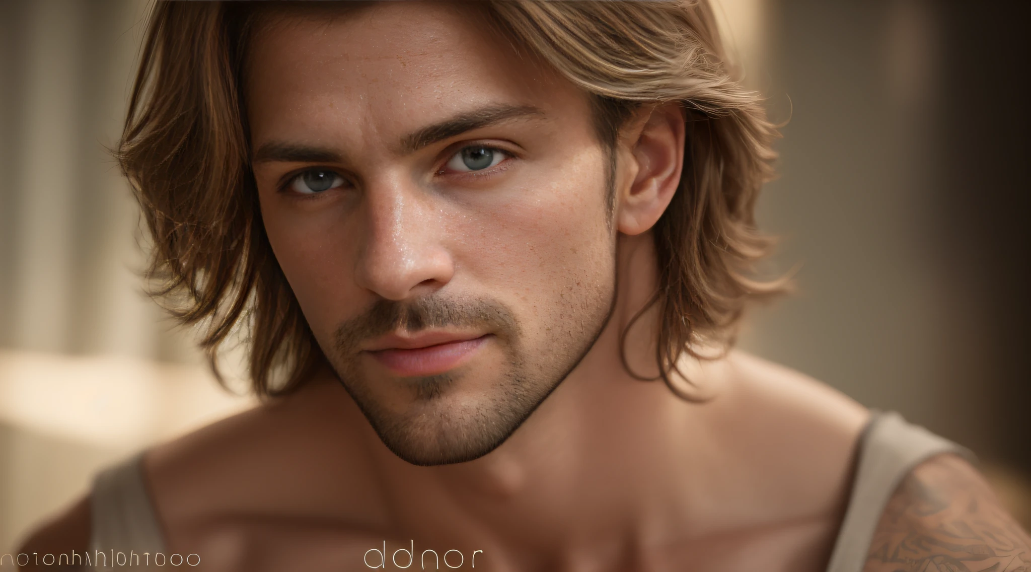 Extremely handsome German man, forte, looking-into-camera, 8k, UHD, perfect lighting, grain of film, altamente detalhado, muito peludo, peito peludo, perna peludas, extremamente peludo, foto de corpo inteiro