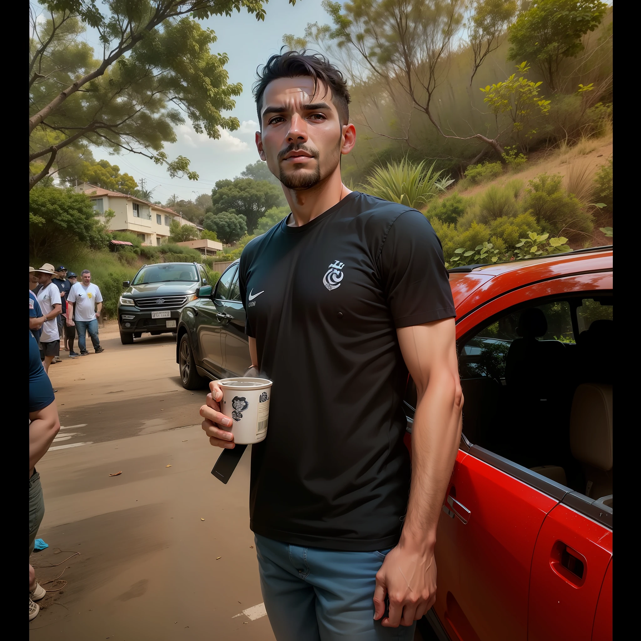 (Melhor qualidade, alta resolução, Obra-prima :1.3), camisa do Corinthians 4k