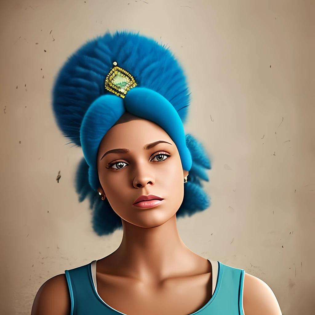 Marge Simpson human, ultrarealistic. --auto --s2