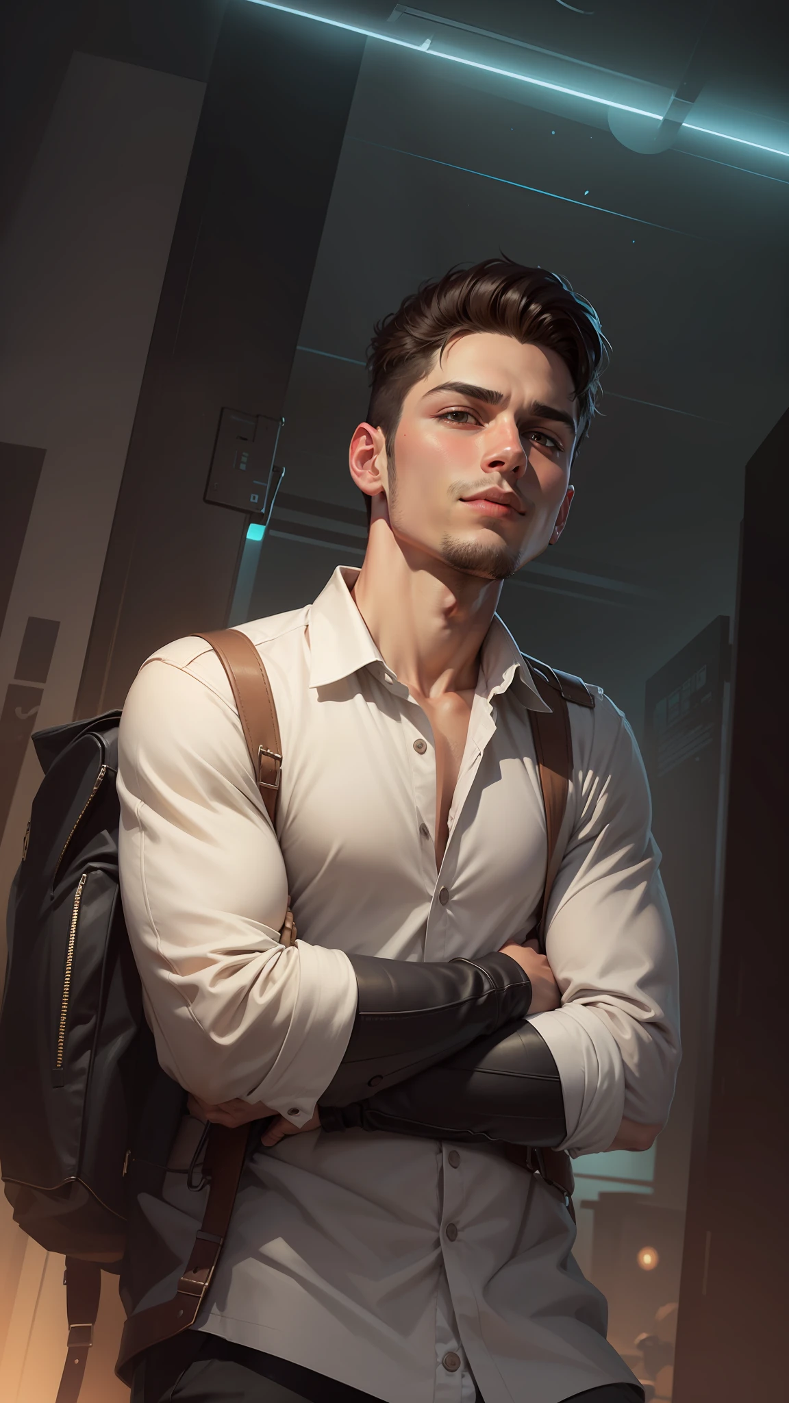 Vector art , handsome boy ,
