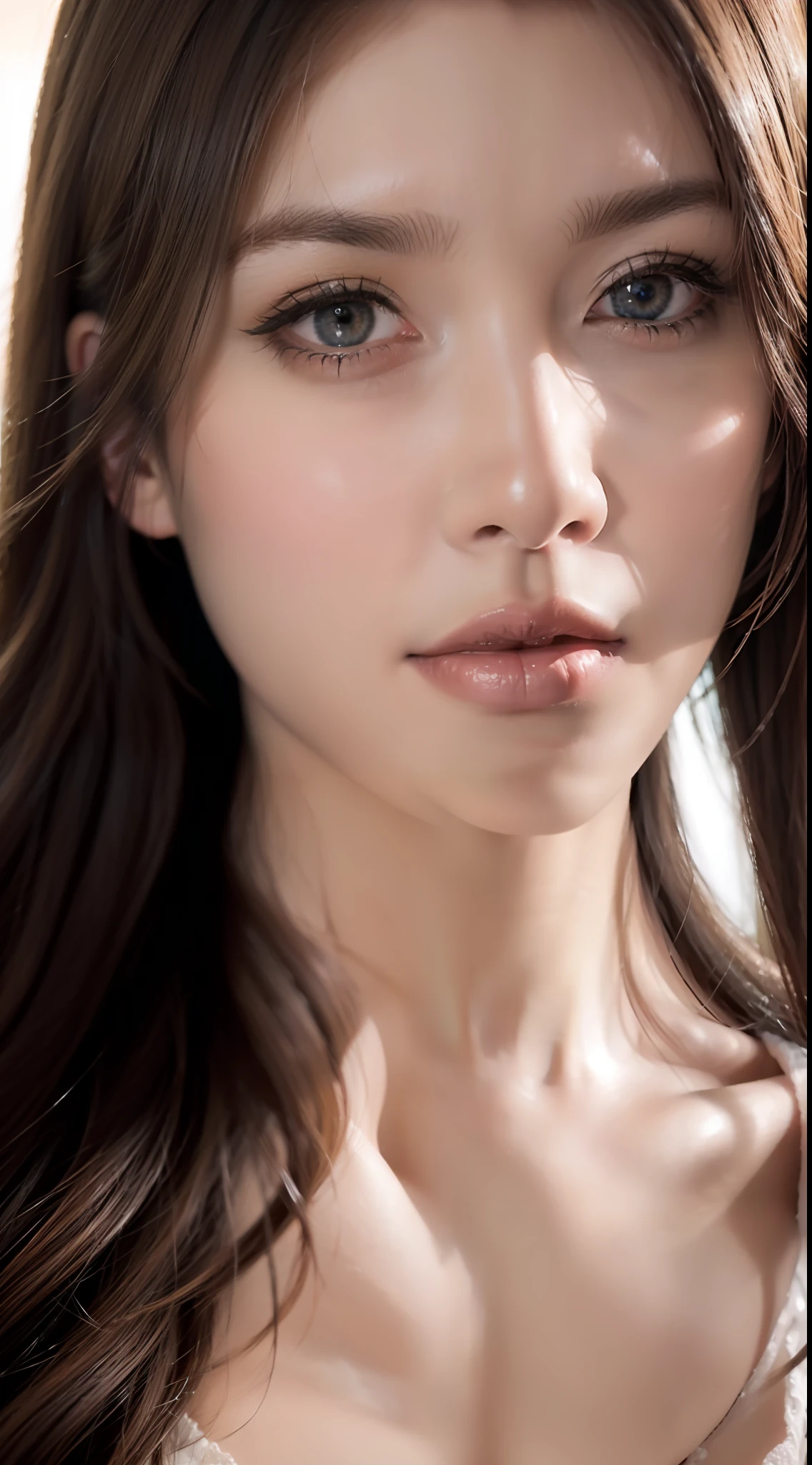 (Ultra Real), (illustration), (high resolution), (8k), (Very detailed), (belos olhos detalhados), (best quality), (Super Detalhe), (Masterpiece), beautiful face, (Rosto detalhado), face lateral, clear facial features, double eyelids, branco leitoso, pele clara, pele de alto detalhe, Detalhes realistas da pele, visible pores, vestir: 1.1, Ridiculous, atraente, Ultra high resolution, ultra realistic, Very detailed, proportion Aurea, (dynamic pose), triste, dynamic lighting