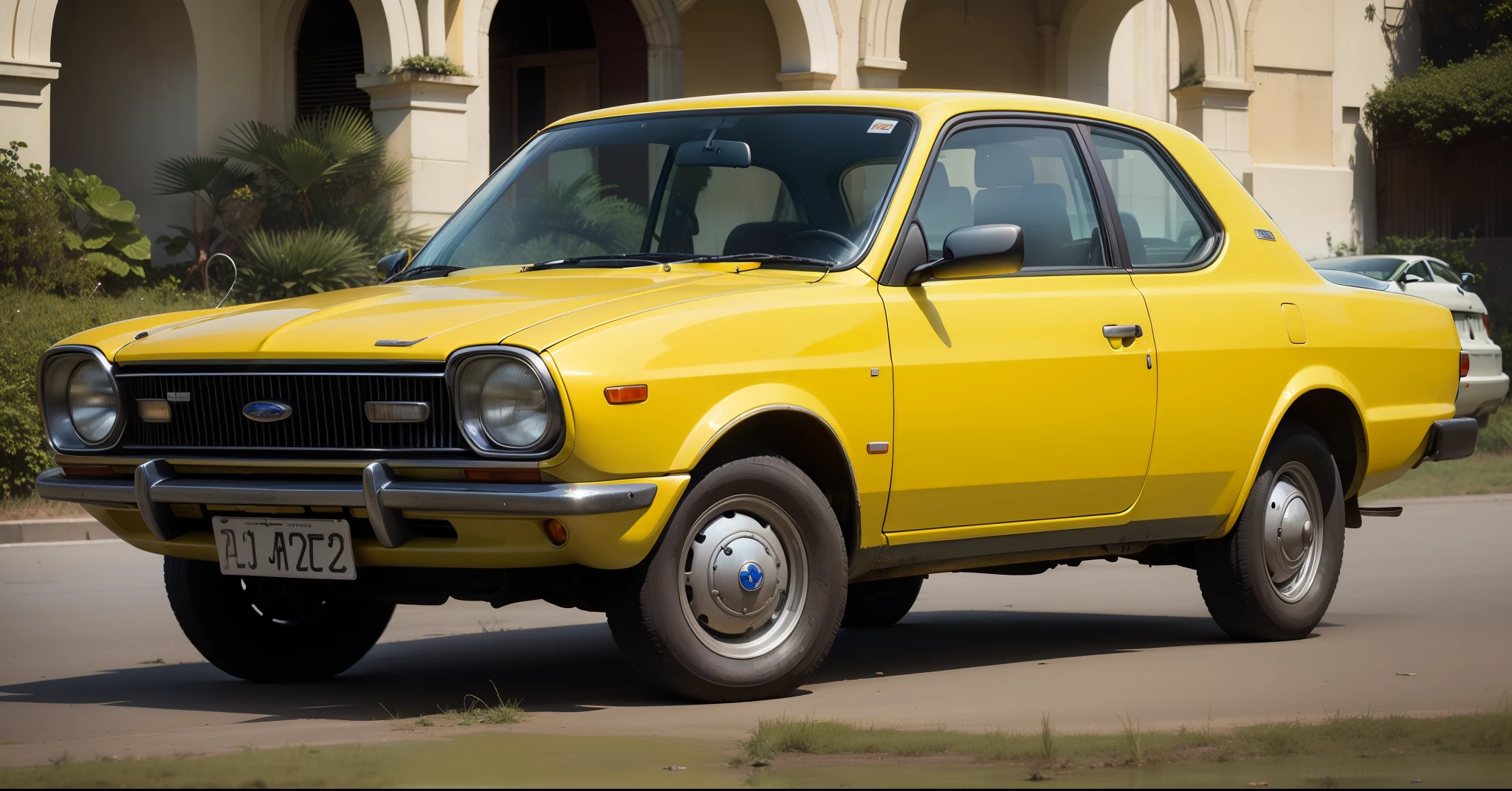 Ford corcel antigo amarelo