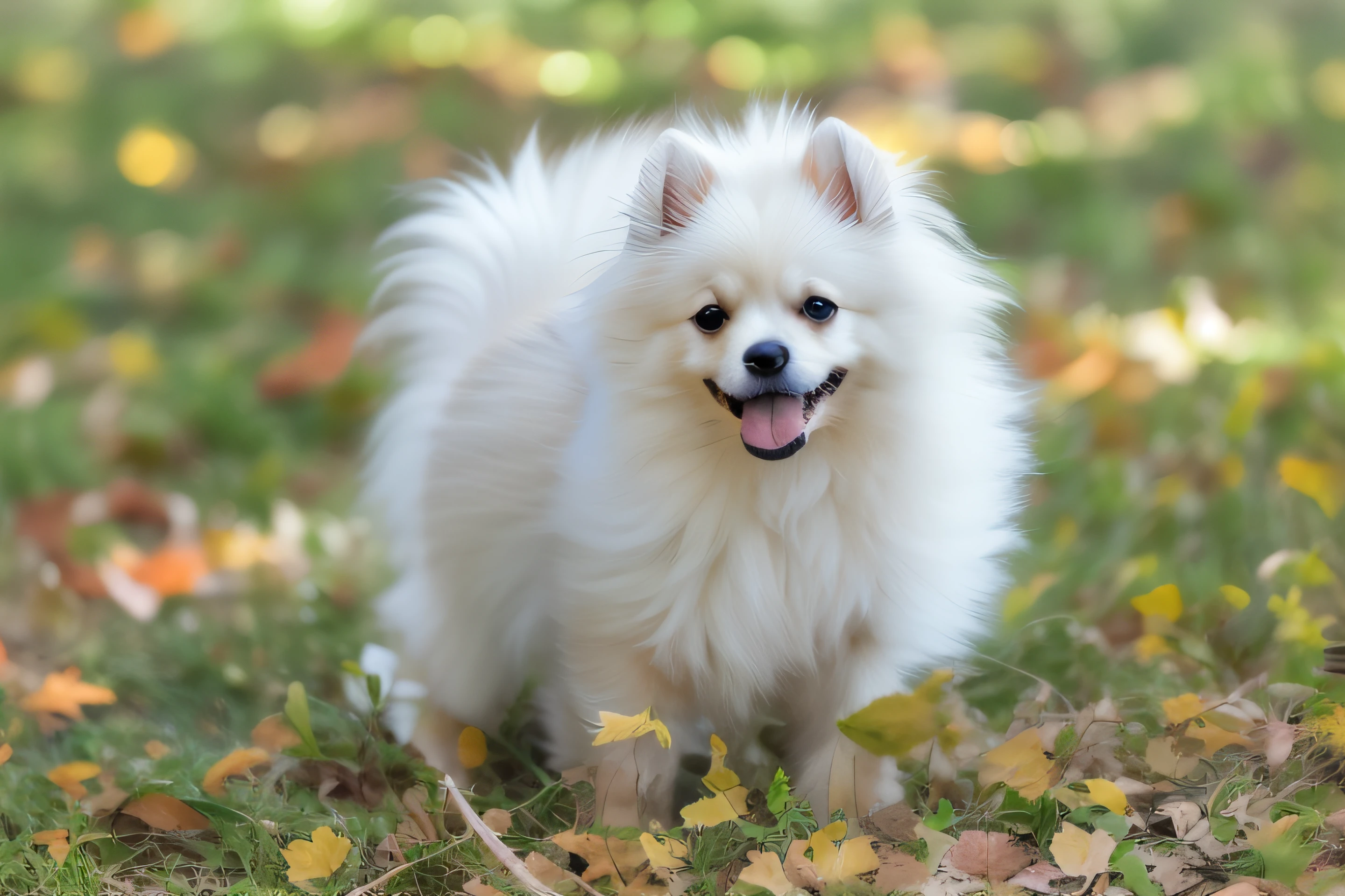 CACHORRO PEQUENO PORTE, CACHORRO BRANCO, LULU DA POMERANIA