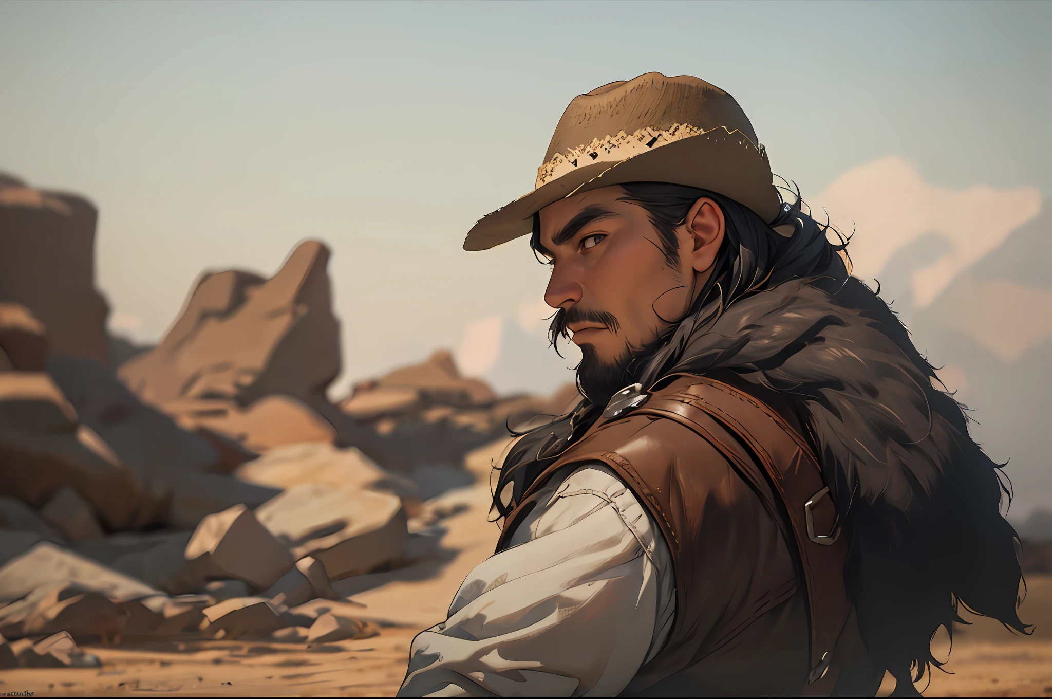 add full cowboy hat, southwestern