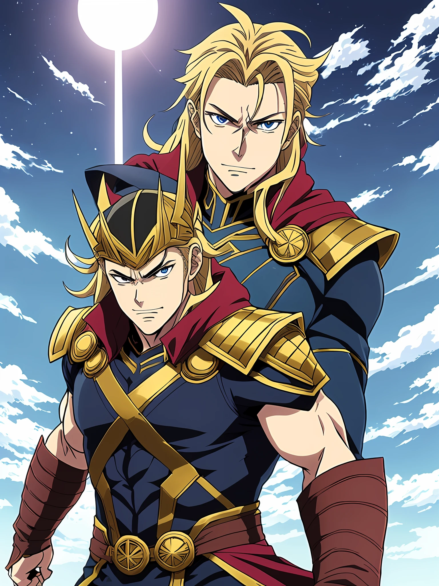 Rand Al Thor em estilo anime