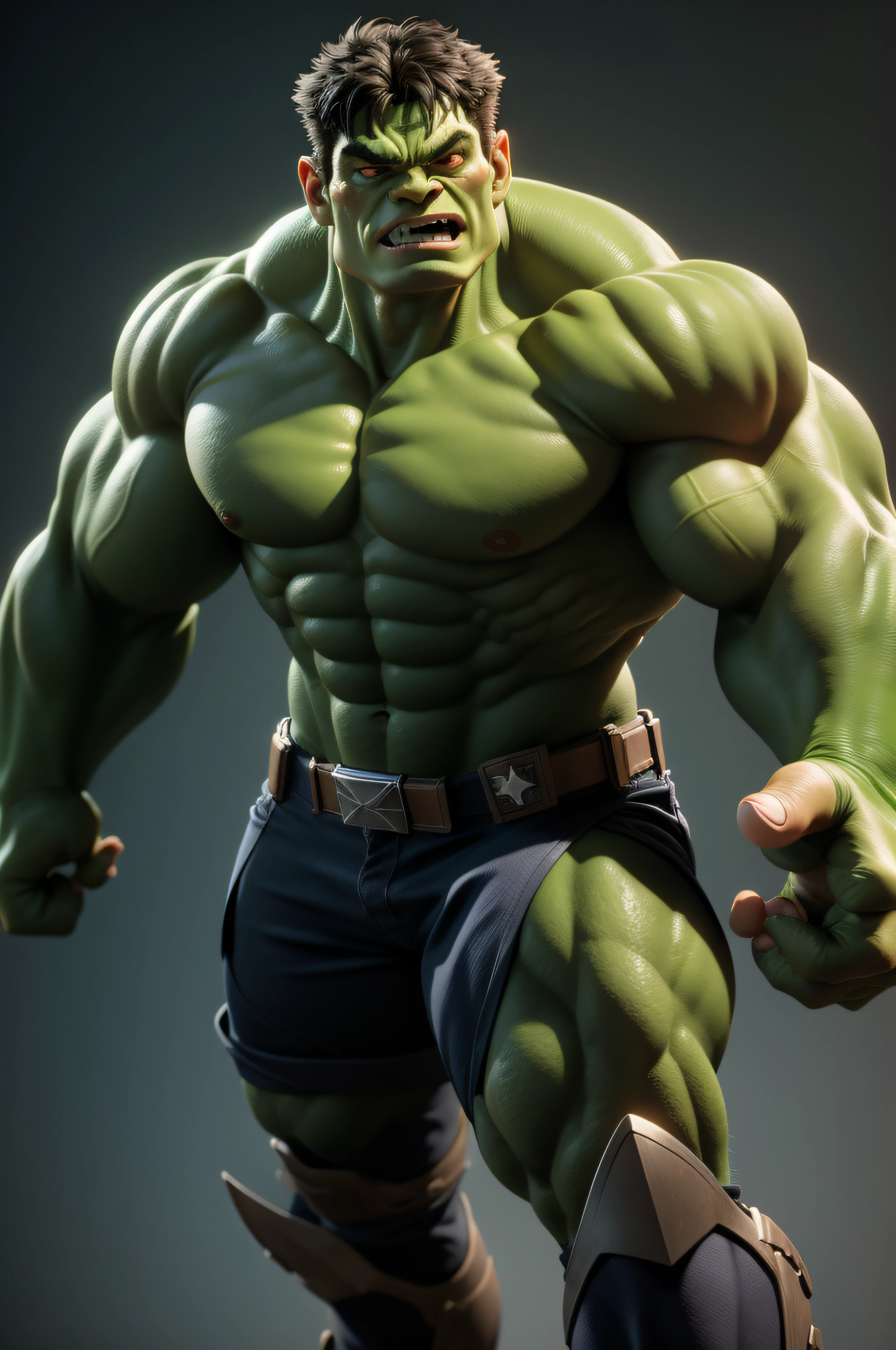hulk, Personagem da Marvel, Mostro verde, 3D, 4K