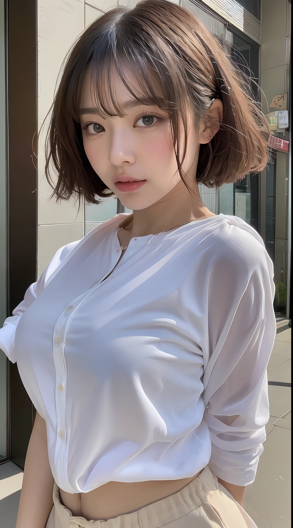 (Best Quality, 8k, 32k, Masterpiece, UHD: 1.3), Attractive Japan Woman Pictures, One Girl, (Big: 1.0), Abs, Perfect Body, (Transparent Shirt: 1.1), Ultra Detailed Face, Detailed Lips, Fine Eyes, Double Eyelids