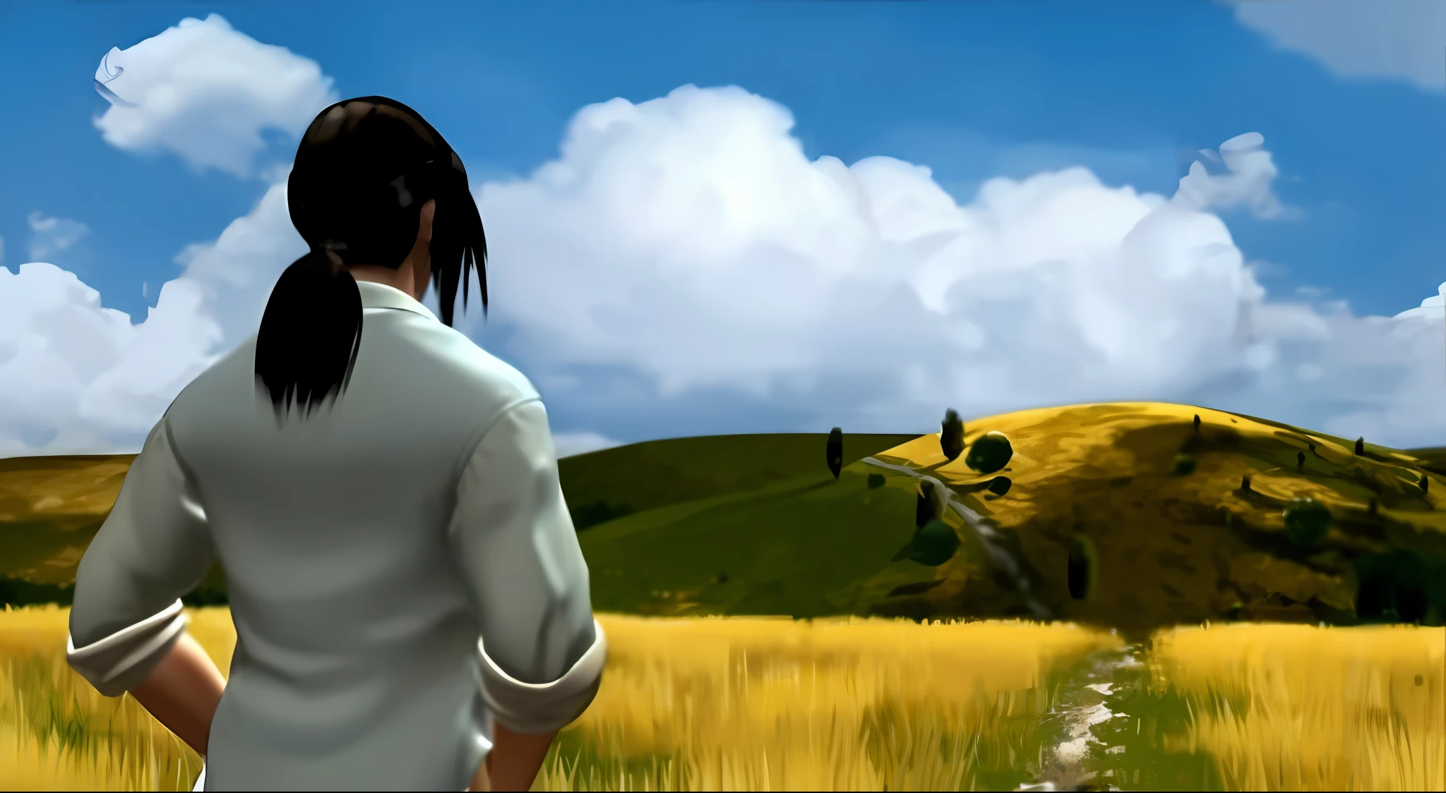 (Masterpiece : 1,8), 64k quality, final fantasy artwork concept, detailed manga eyes, detailed hair, detailed clothes, detailed body, cleaner designs, detailed face pronounced, shiny objects like jewels, see creases on clothes, more coherent clothing, more rounded eyes transparent liquid globular, more colors, more coherent clothing , correct the features of the clothes, better eyes contour, better shoulders, really colorful, coarser line, black line, finishing . (coarser line) (black line) (homogeneous rendering: 1.3)