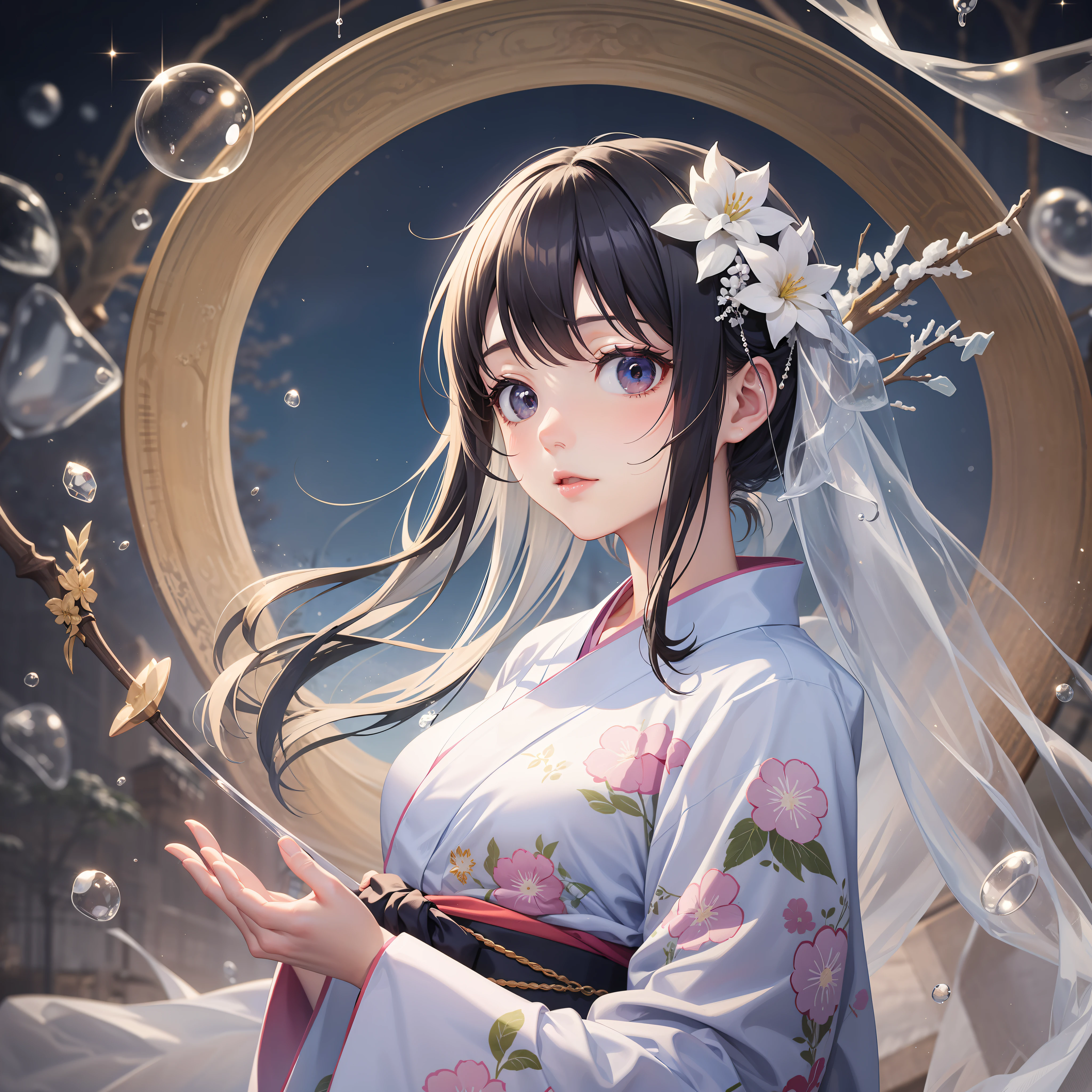 Icicle Woman Yukata、Icicles、icy