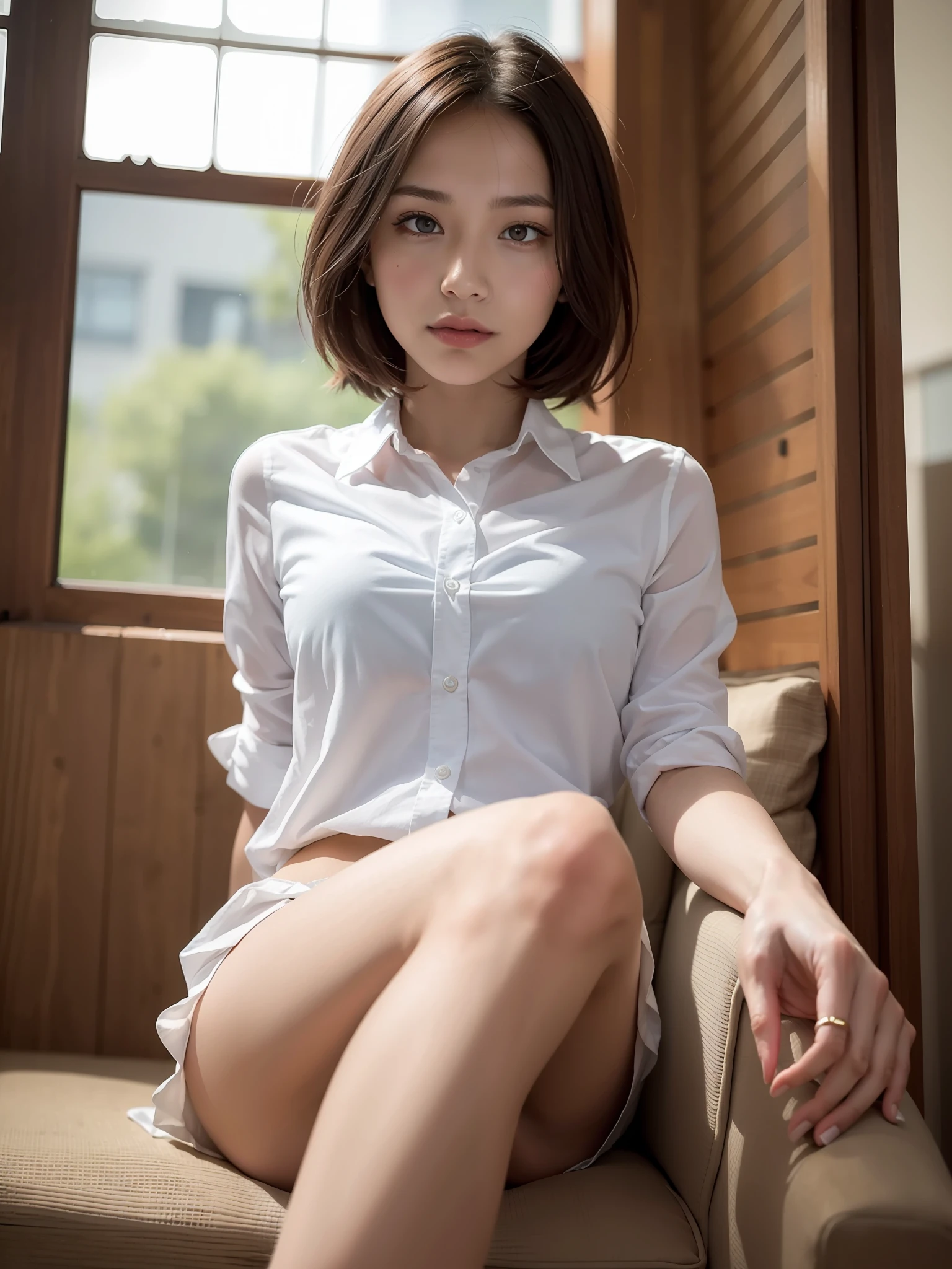 crossed leg