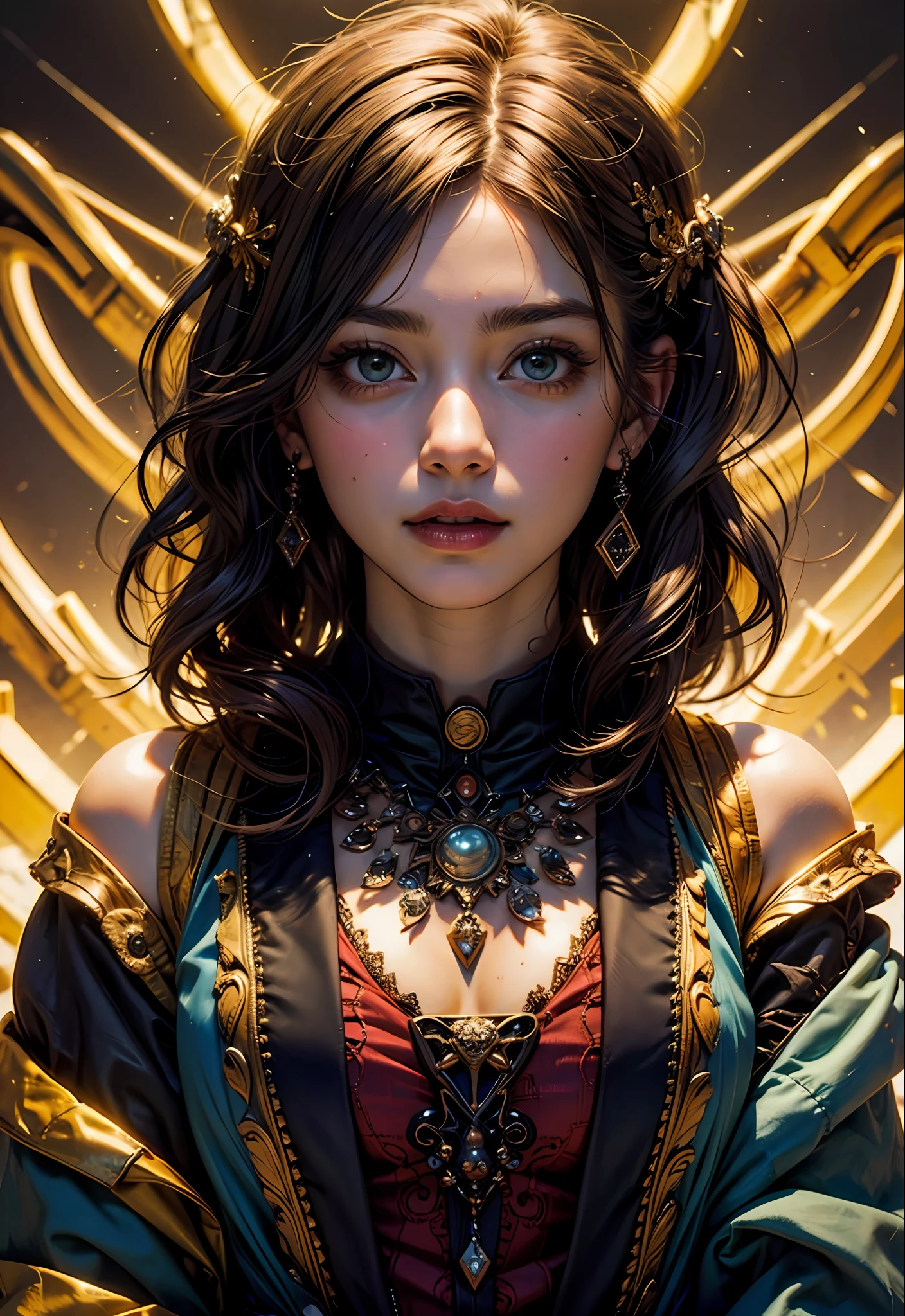(obra-prima, qualidade superior, melhor qualidade, arte oficial, beautiful and aesthetic: 1.2), (1girl), extremamente detalhado, (arte fractal: 1.3), colorido, mais detalhado, hinata