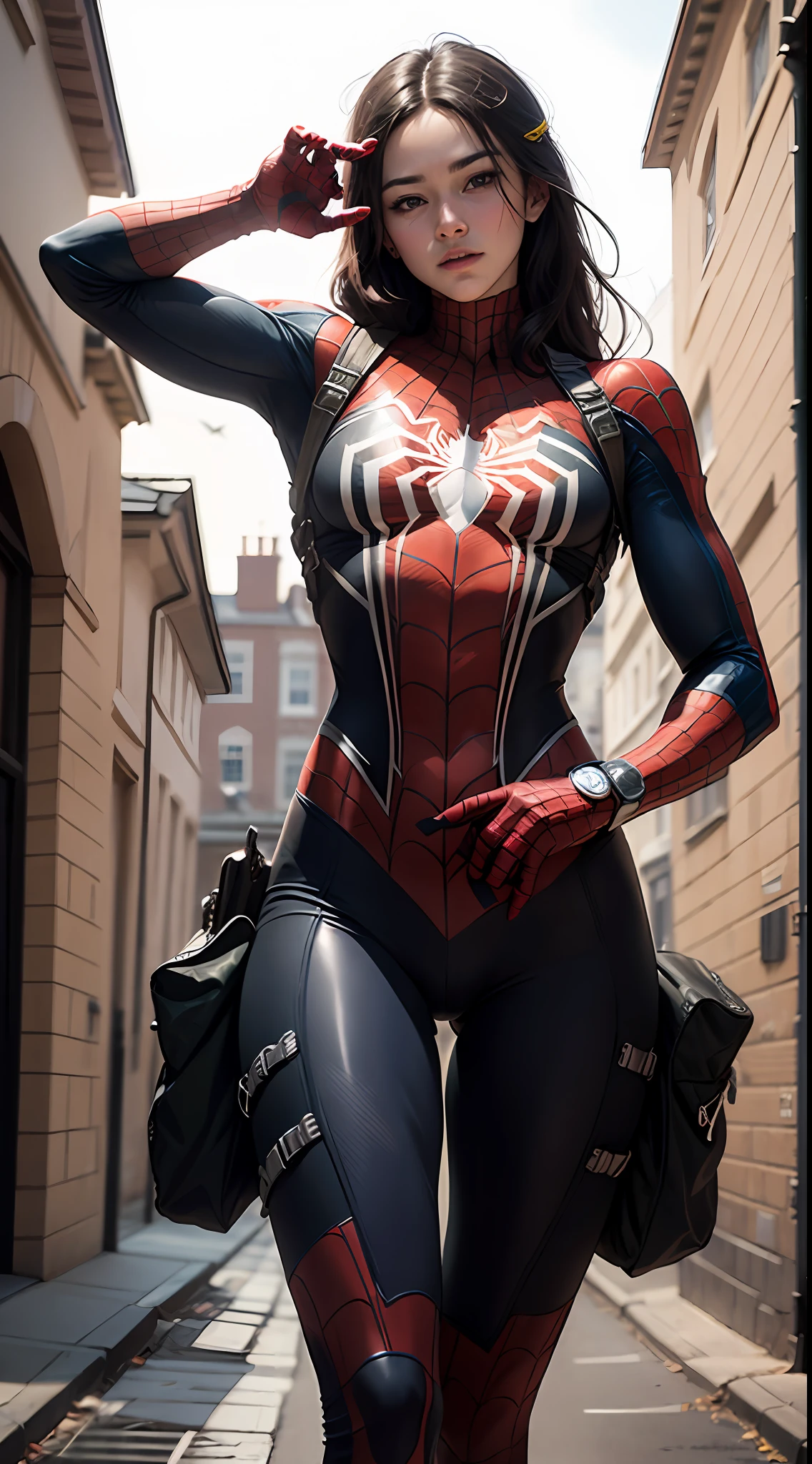 spiderman shooting with m416 --auto