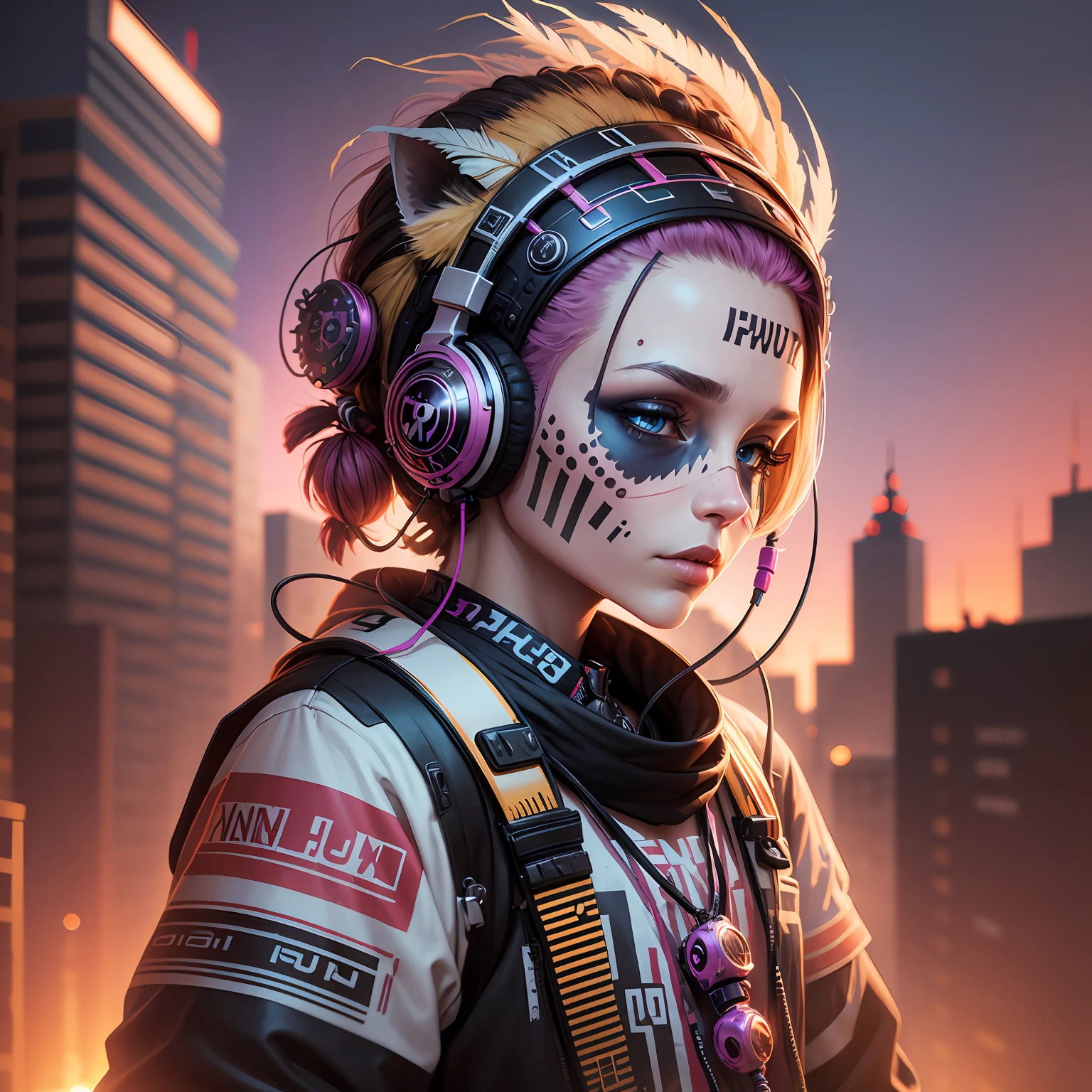 clown cyber punk --auto