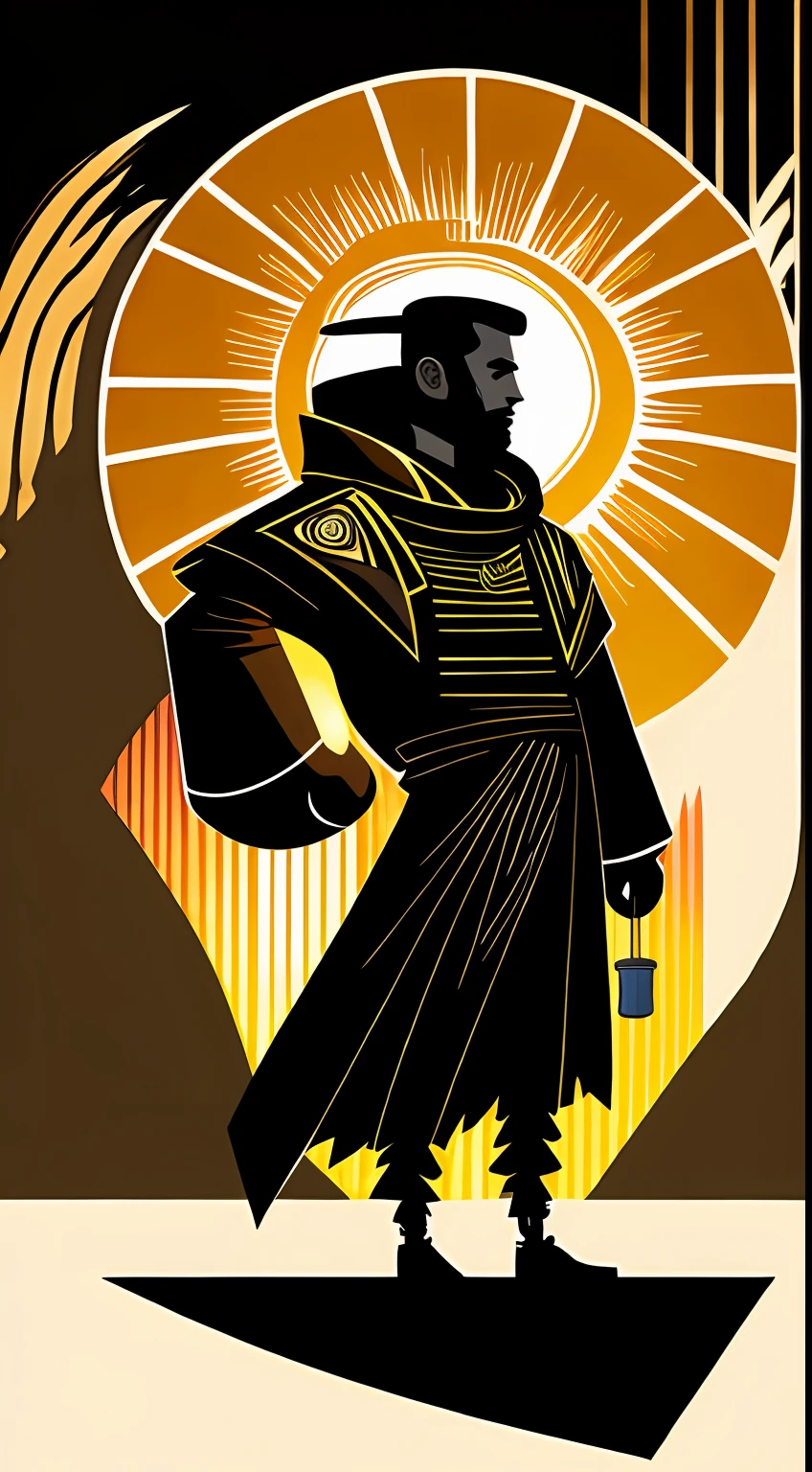 (a masterpiece of,4K,hyper detailled,OriginalPhoto:1.2),illstration,
(beer mug:1),(No characters),
(simplebackground,Bronzed and black background:1.4),
(symetry:1.2),
(art-deco:1.4),
(retro-futuristic:1.4),
(Maximalism:1.4),
(Cleanliness:1.4),
(Flat_color:1.4),
(sun beam:1.4),
CCDDA art style