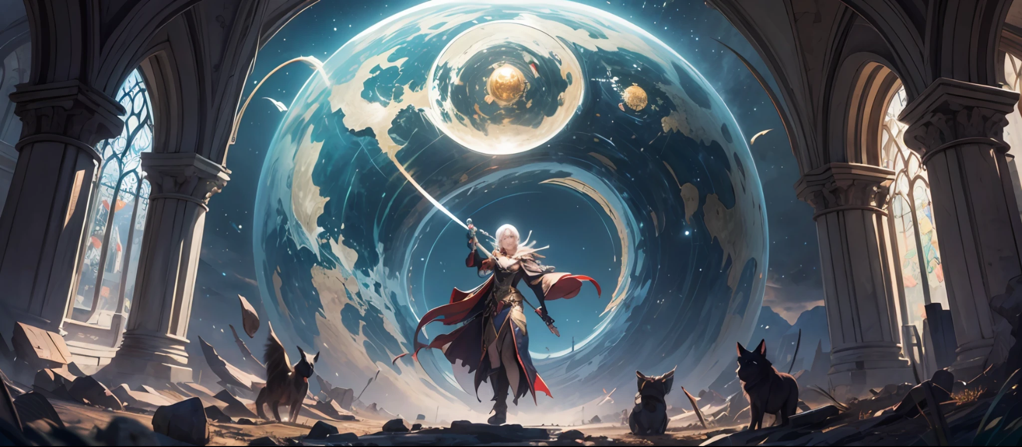 A magical being, mythic, antigo,