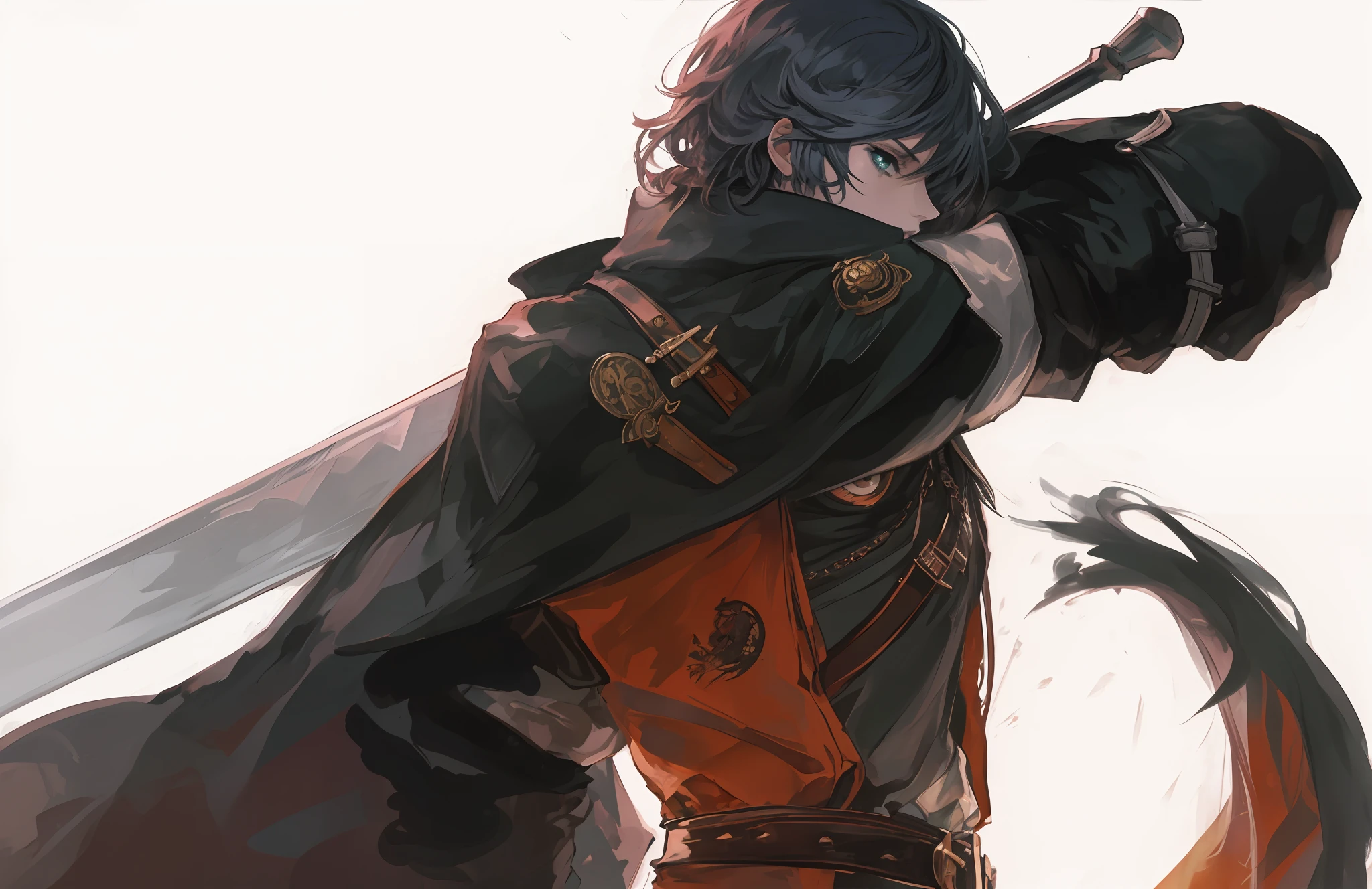 Anime - Imagen de estilo de un hombre con una espada y una capa, final fantasy xvi, Clive Rosfield, Badass Anime 8K, Chico guapo en el arte de final fantasy, Demon Slayer, Fondo de pantalla de anime 4k, Fondo de pantalla de manga 4 k, Arte detallado del personaje de anime, Wallaper de anime HD, Anime Wallaper, Anime Art Wallpaper 8K, Anime Art Wallpaper 4K, Anime Art Wallpaper 4K, high quality anime artstyle
