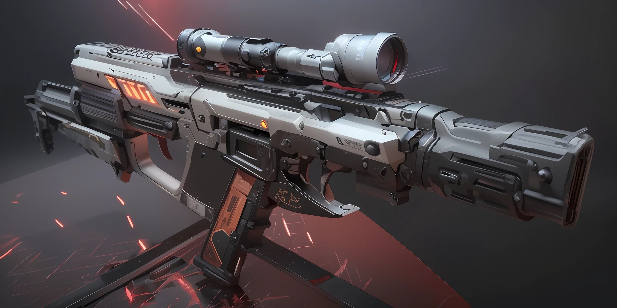a close up of a toy gun with a blue light on it, futuristic assault rifle, pulse rifle, 3 d render of jerma 9 8 5, gauss rifle, futuristic weapon shotgun, realistic gun design, pulse rifle, energy rifle, futuristic gun, realistic weapon, corner assault rifle, realistic gun, sci - fi weapon, futuristic weapon,(High-quality images,best illustrations,Beautifully slender,Condensation flutters,The immersion is very strong,extreme hight detail),