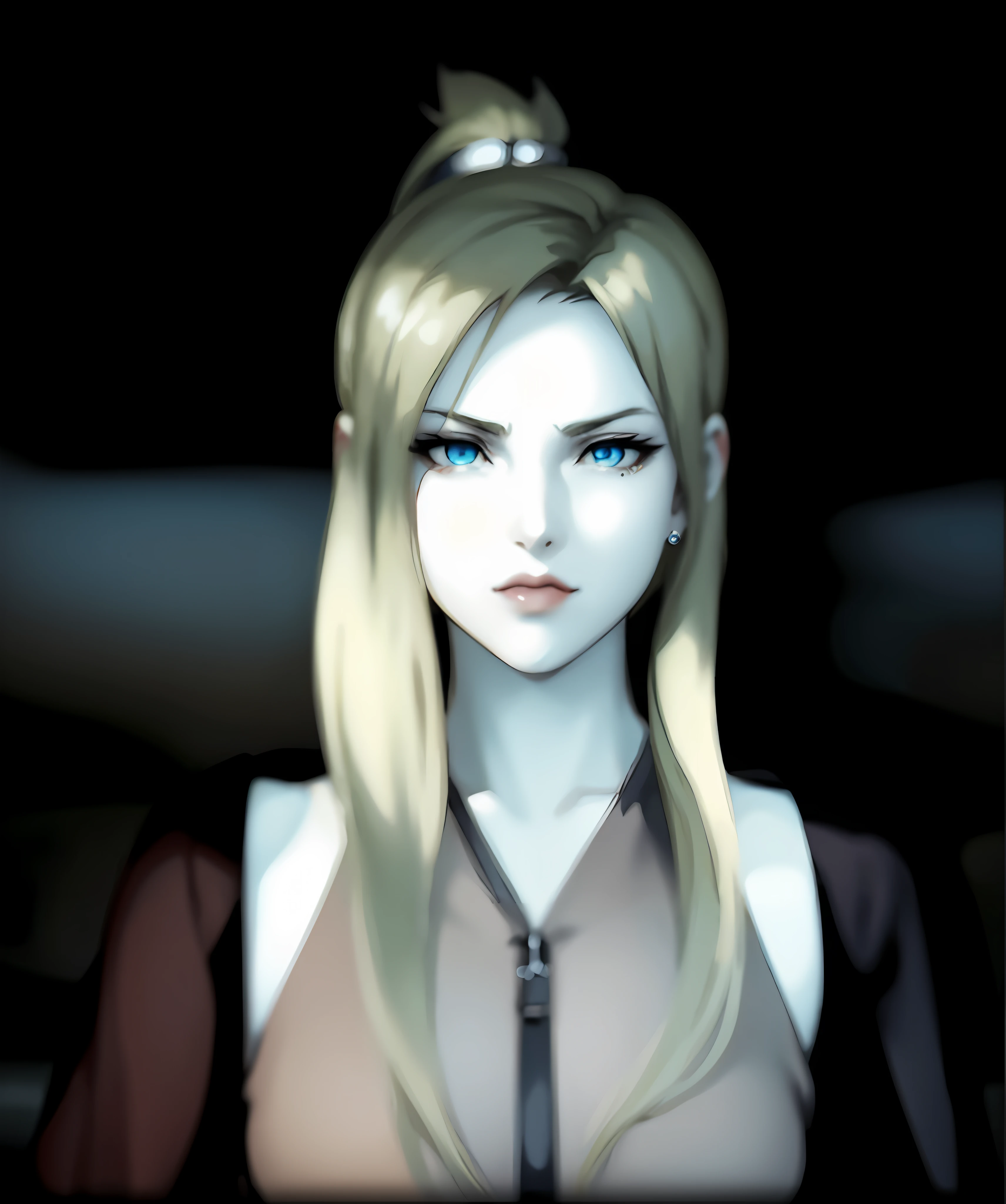 Quistis Trepe from FF8, blue eyes, blond hair, Il y a une femme avec de longs cheveux blonds et un haut noir, Tifa Lockhart aux cheveux blancs, Tsunade de Naruto, Portrait de Tifa Lockhart, Tifa, made with anime painter studio, Kunoichi, Annie Leonhart, in the anime series ergo proxy, looking like annie leonhart, Portrait de Tifa Lockhart, Itatchi Uchiha . (Masterpiece : 1,8), 64k quality, final fantasy artwork concept, detailed manga eyes, detailed hair, detailed clothes, detailed body, cleaner designs, detailed face pronounced, shiny objects like jewels, see creases on clothes, more coherent clothing, more rounded eyes transparent liquid globular, more colors, more coherent clothing , correct the features of the clothes, better eyes contour, better shoulders, really colorful, coarser line, black line, finishing . (coarser line) (black line) (homogeneous rendering: 1.3)