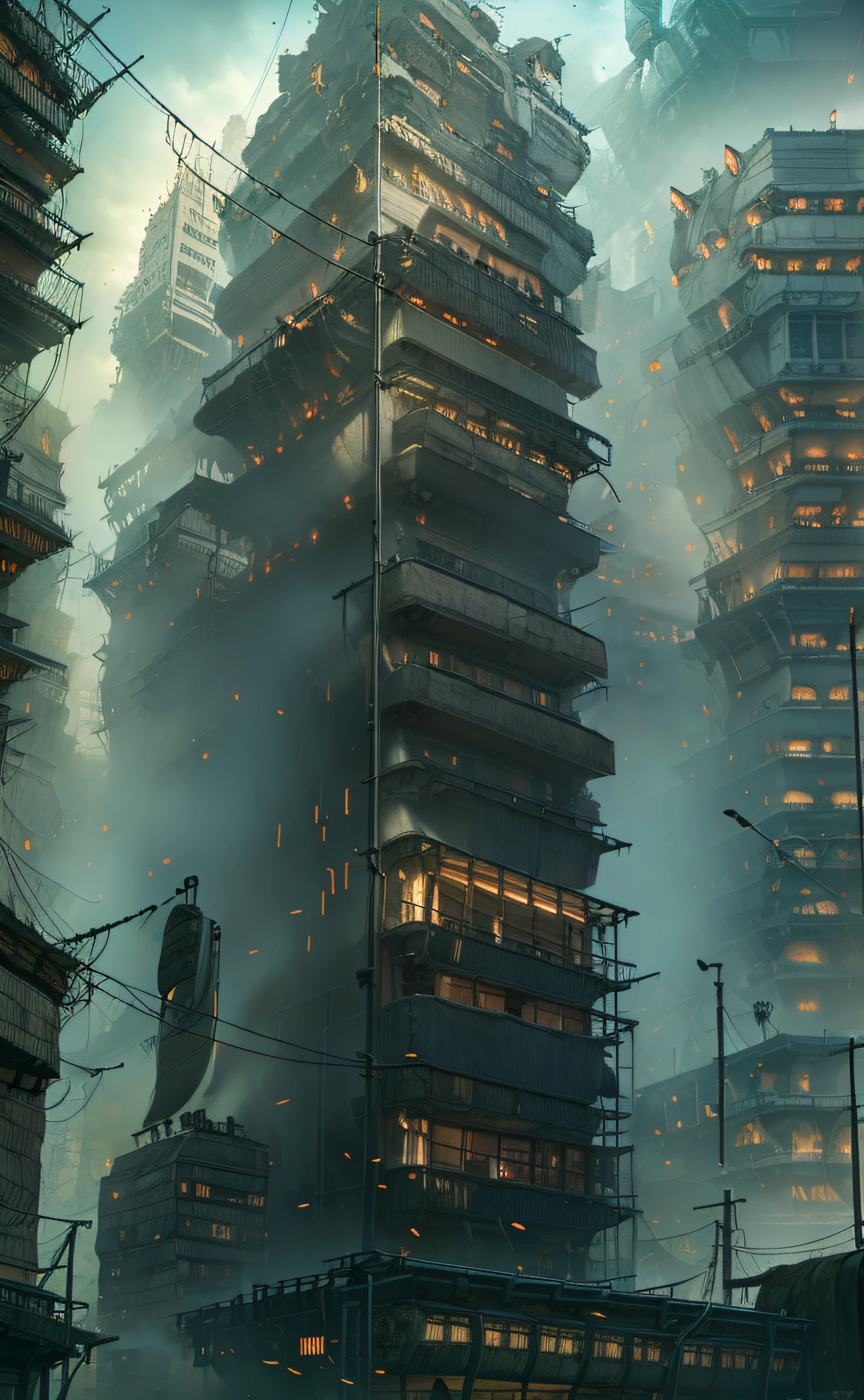 Urban design of Sidmead、chaos、Complex and high-definition、bladerunner、Ridley Scott's visual expression、Futuristic cities、cyberpunked、streetview