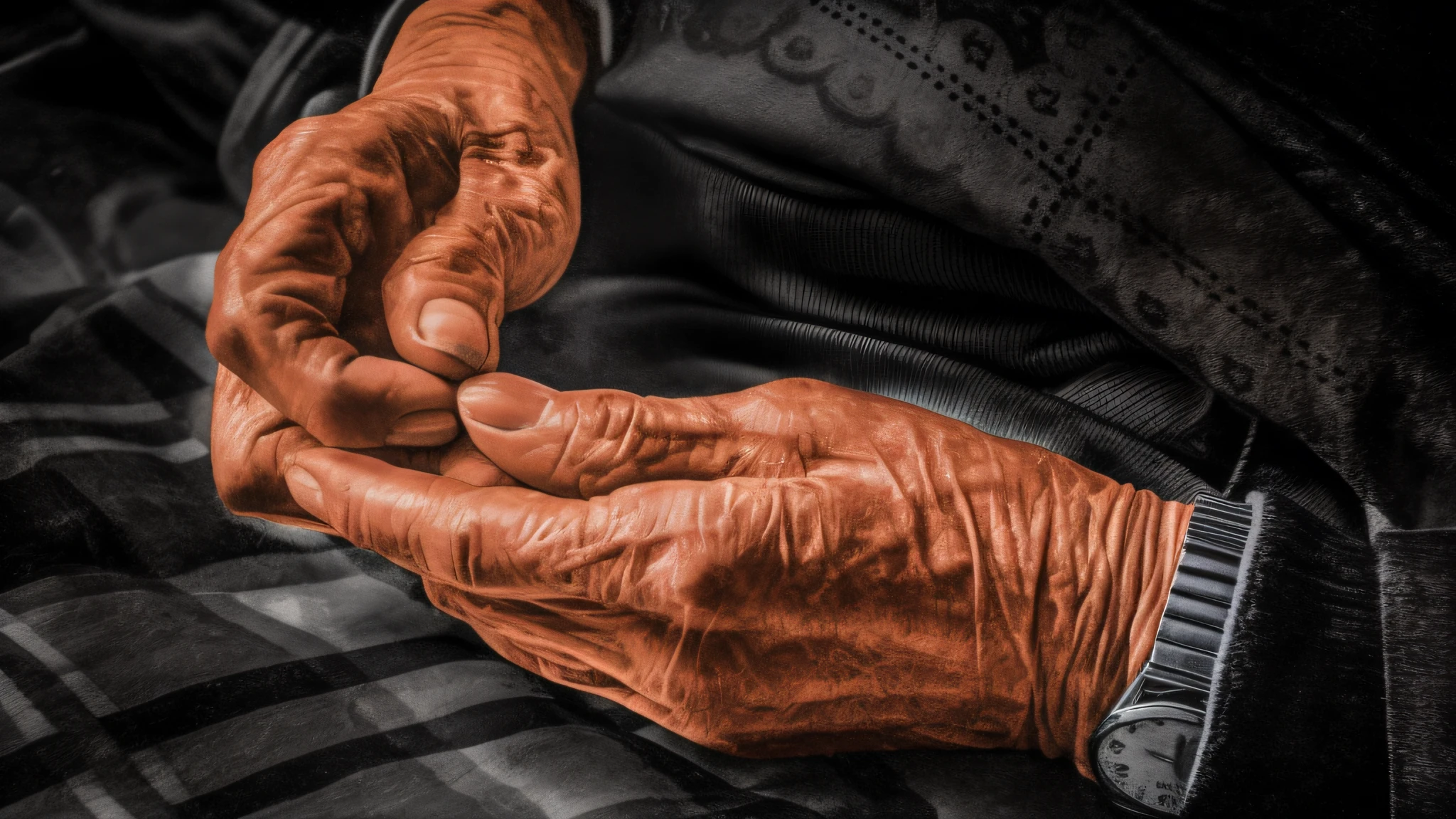 Close-up of a pair of dry hands, pexels contest winner, precisionism, Hands, hands retouched, intricate wrinkles, Detailed hands, tight wrinkled cloath, veiny hands, hands crossed, coherent hands, old and wrinkled,, High details
(Front focus),(in the darkness nigth:1.6),Surrealist portraits of David Hockney and Alphonse Mucha,Fantasyart,photographrealistic,dynamic lighting,art stations,poster for,Volumetriclighting,Very detailed
Age spots,Asian man's hand, Exaggerated artistic photos,Cinematic,((best quailty)),((masterpiece)),((realisticlying)),skin pore,Sub-surface scattering,radiant light rays,A high resolution,High Details,Sharp focus,extremely detailed nipple,max detail, realistic shaded, Roughness, Naturally rough skin texture, reallife, super reality, photorealistc, photography of, 8K UHD, photography of, hdr,OC renderer, intrikate, highly detaile, Sharp focus), (masterpiece:1.2, Best quality1:1, Hyper-detailing:1.2, Best Shadow, 8K:1.1),highcontrast, (lighting perfect:1.2,Complicated details, 巨作, Textured skin, Super detail, High details, High quality, Award-Awarded, Best quality, A high resolution, HD, 8K,surrealism, High detail, hyperphotorealism, Verism,Chiaroscuro, Cinematic lighting, Ray tracing, Nipple shadow