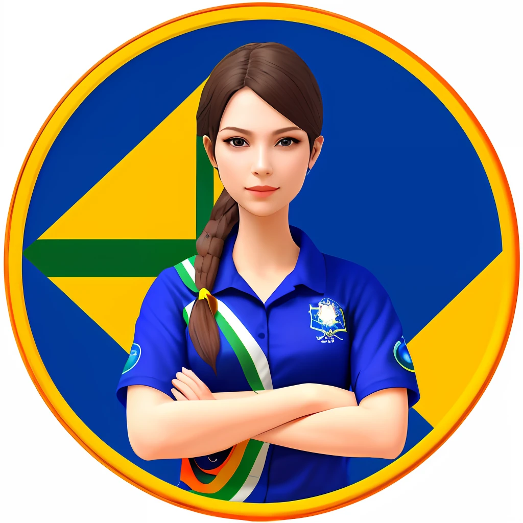 Make the prosident squid of Brazil with female face