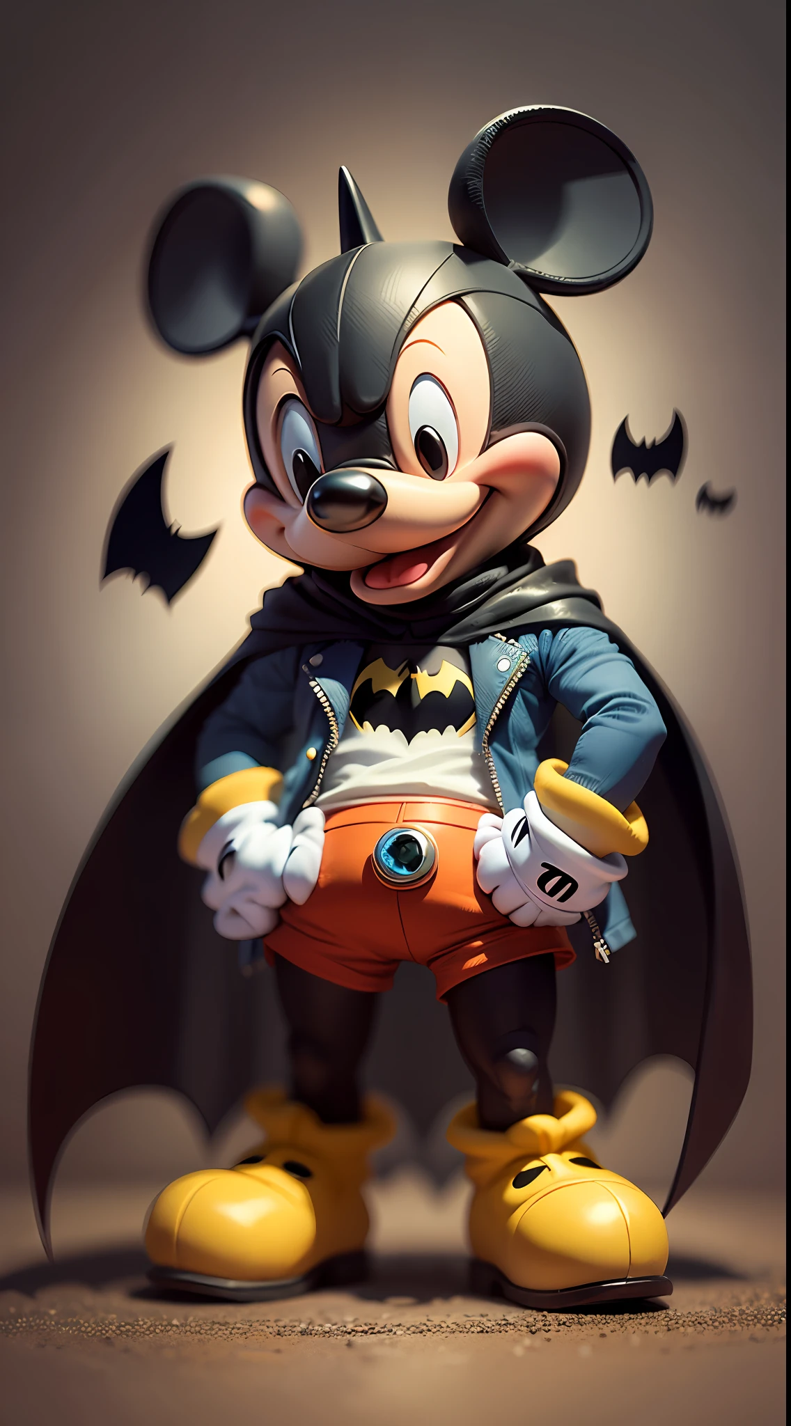 midget batman style mickey mouse