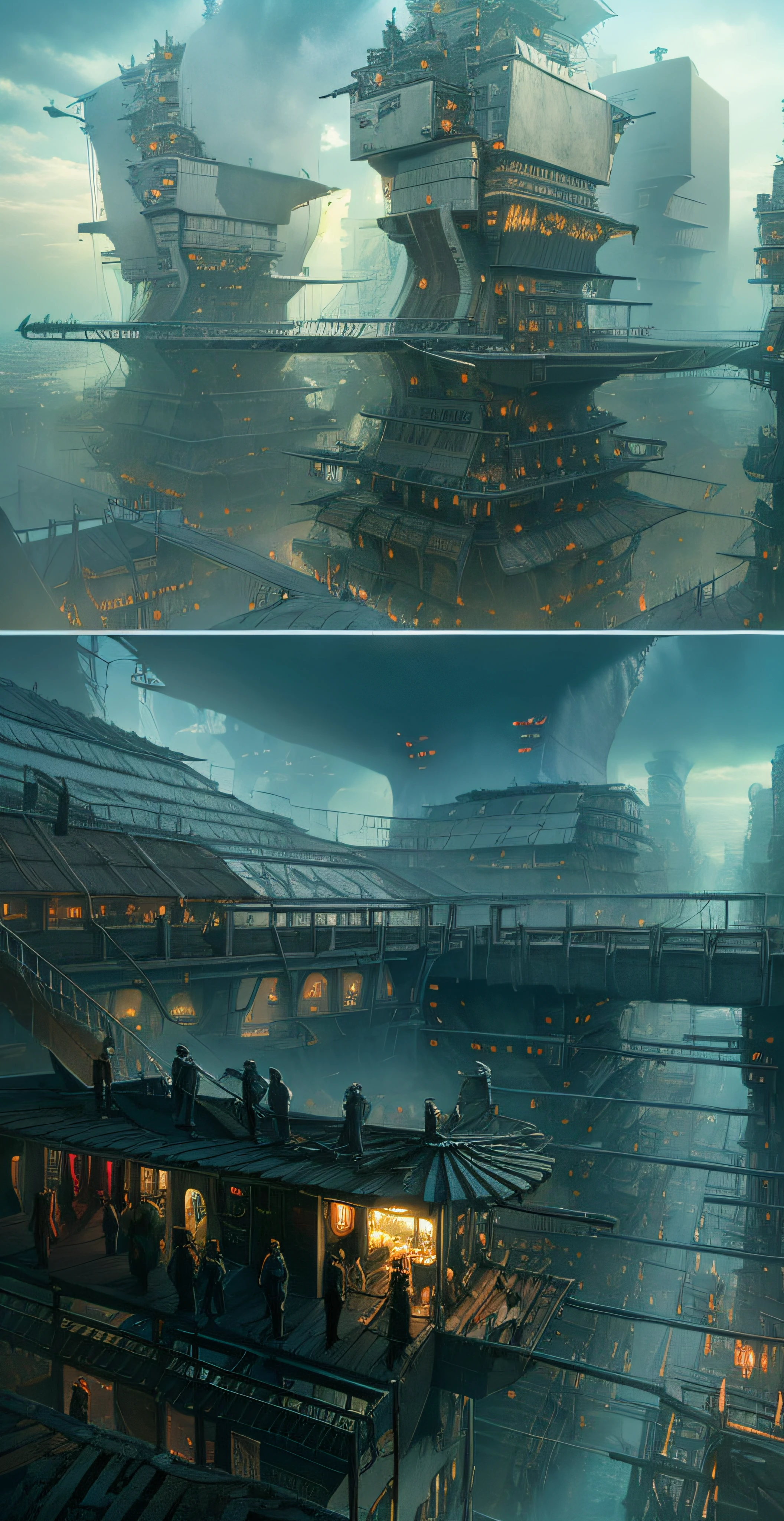 Urban design of Sidmead、Complex and high-definition、bladerunner、Ridley Scott's visual expression、Futuristic cities、cyberpunked
