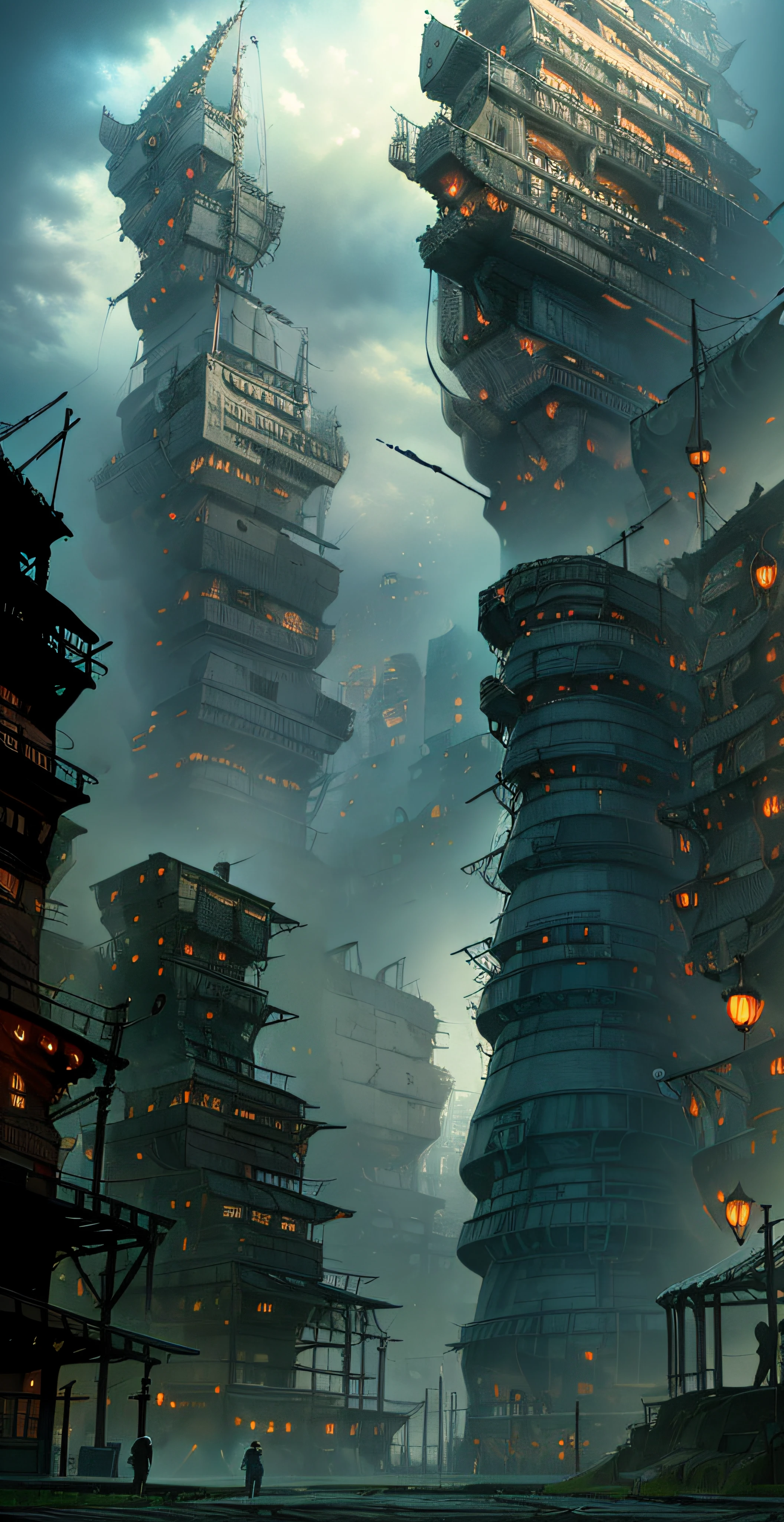 Urban design of Sidmead、Complex and high-definition、bladerunner、Ridley Scott's visual expression、Futuristic cities、cyberpunked