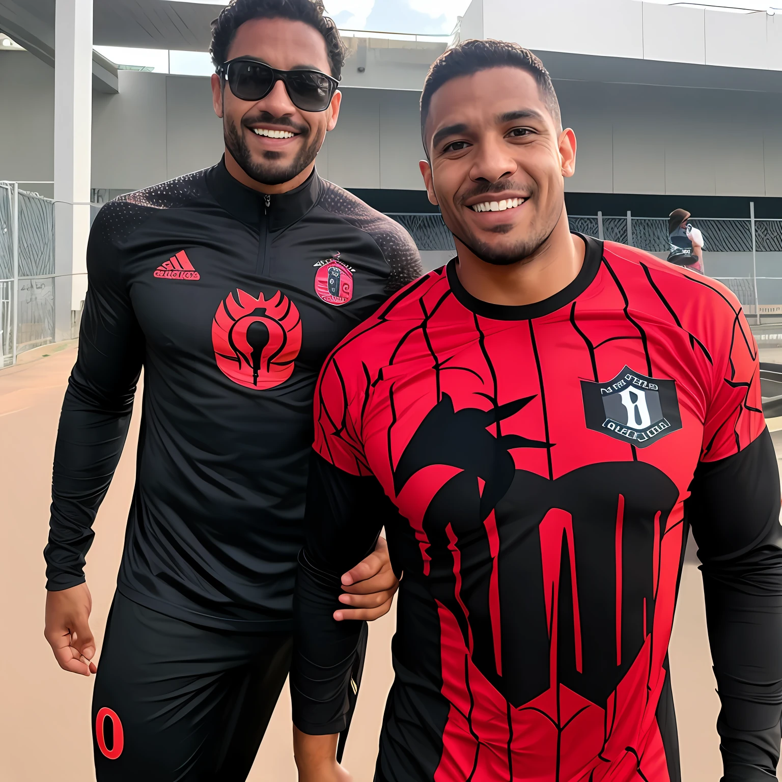 Homem aranha com a camisa do Flamengo