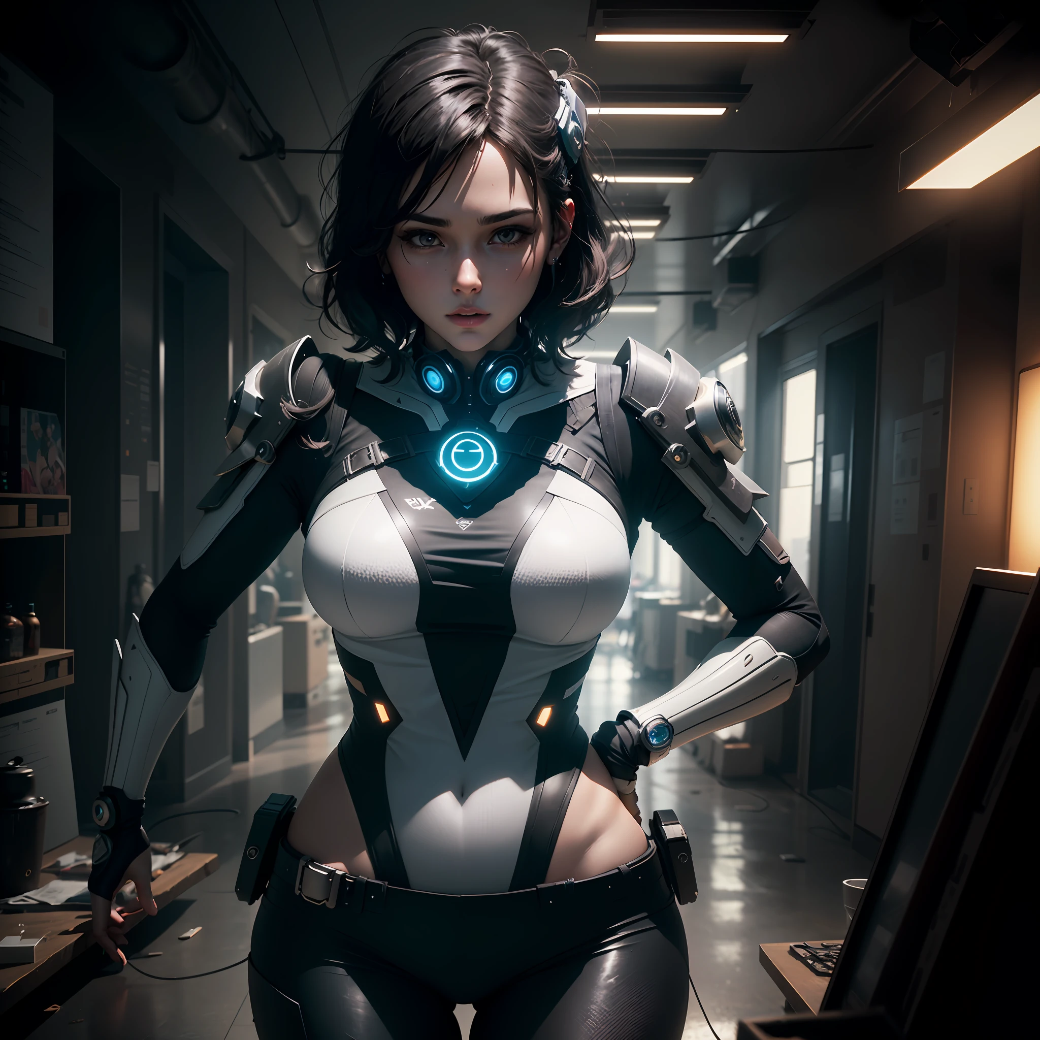 ((Best quality)), ((masterpiece)), (detailed:1.4), 3D, an image of a beautiful cyberpunk female with thick voluminous hair,light particles, pure energy chaos antitech,HDR (High Dynamic Range),Ray Tracing,NVIDIA RTX,Super-Resolution,Unreal 5,Subsurface scattering,PBR Texturing,Post-processing,Anisotropic Filtering,Depth-of-field,Maximum clarity and sharpness,Multi-layered textures,Albedo and Specular maps,Surface shading,Accurate simulation of light-material interaction,Perfect proportions,Octane Render,Two-tone lighting,Wide aperture,Low ISO,White balance,Rule of thirds,8K RAW --auto