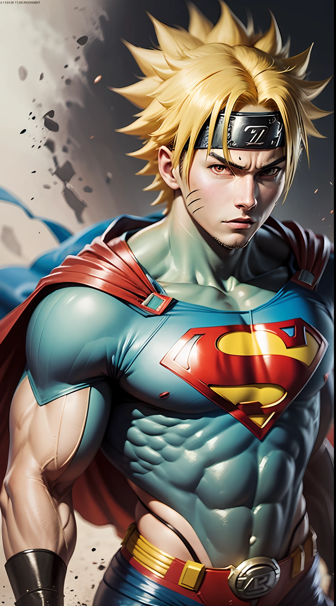 naruto uzumaki style superman