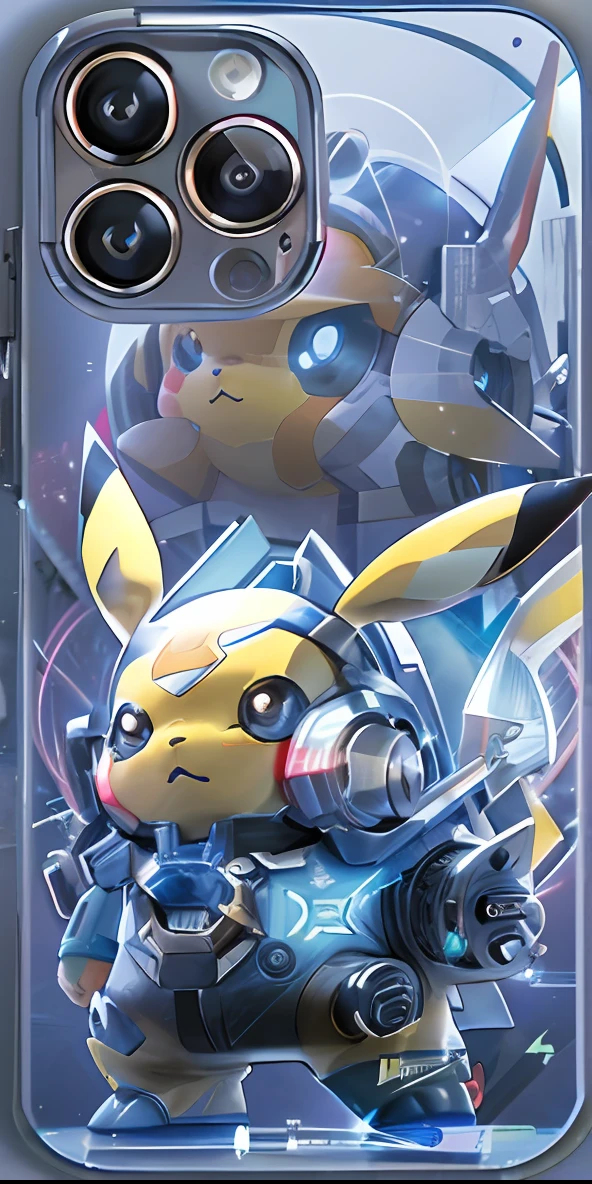 pokemon go pikachu iphone case, pikachu on acid, cyberpunk pikachu, mika pikazo, pikachu tarot card, Pikachu, half pikachu, high detailed official artwork, cell cover style, concept art of pikachu, megaman as pikachu, pikachu in space, video game cover, An anime cover, next gen, isometric pikachu figure, illustration pokemon, pikachu in a forest