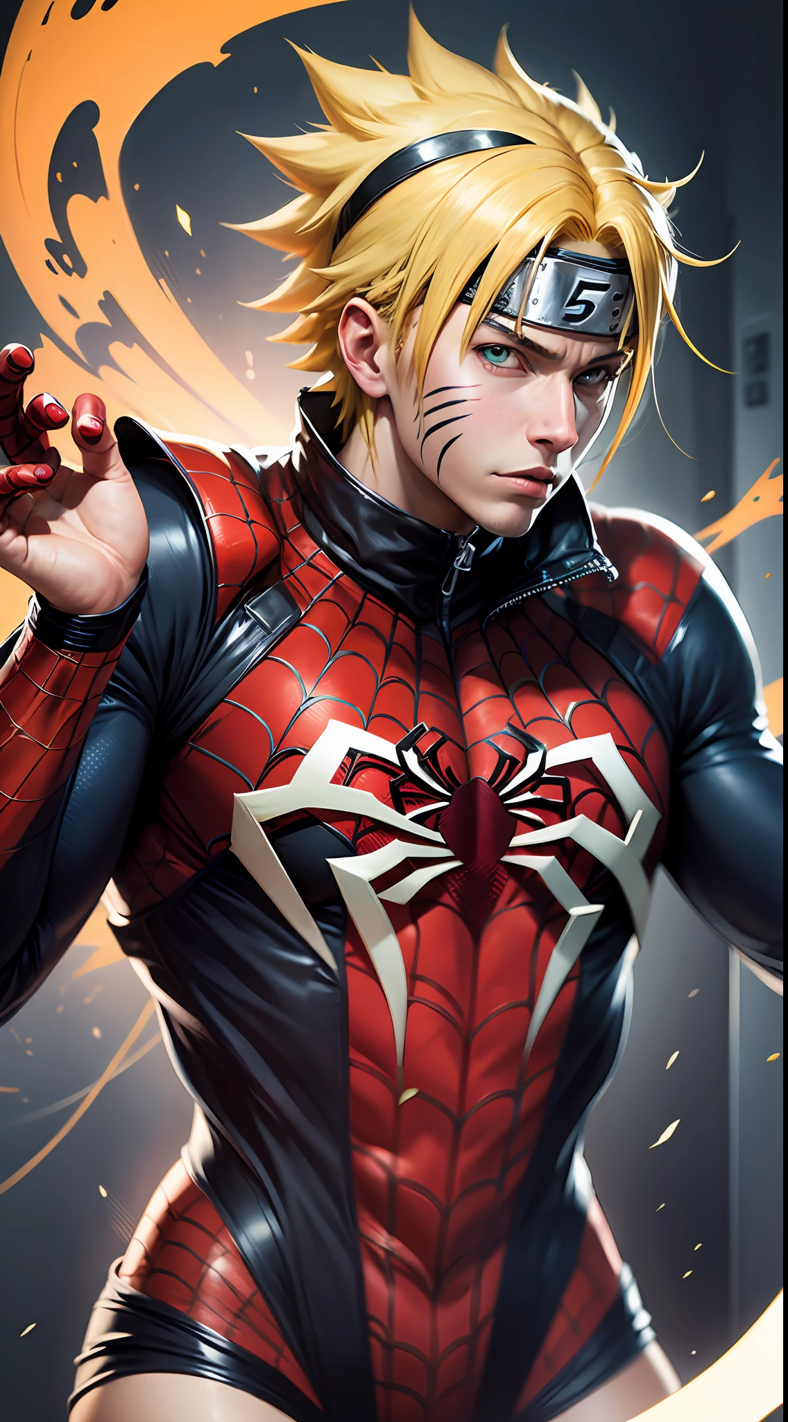 naruto uzumaki style spiderman