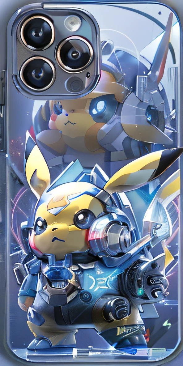 pokemon go pikachu iphone case, pikachu on acid, cyberpunk pikachu, mika pikazo, pikachu tarot card, Pikachu, half pikachu, high detailed official artwork, cell cover style, concept art of pikachu, megaman as pikachu, pikachu in space, video game cover, An anime cover, next gen, isometric pikachu figure, illustration pokemon, pikachu in a forest