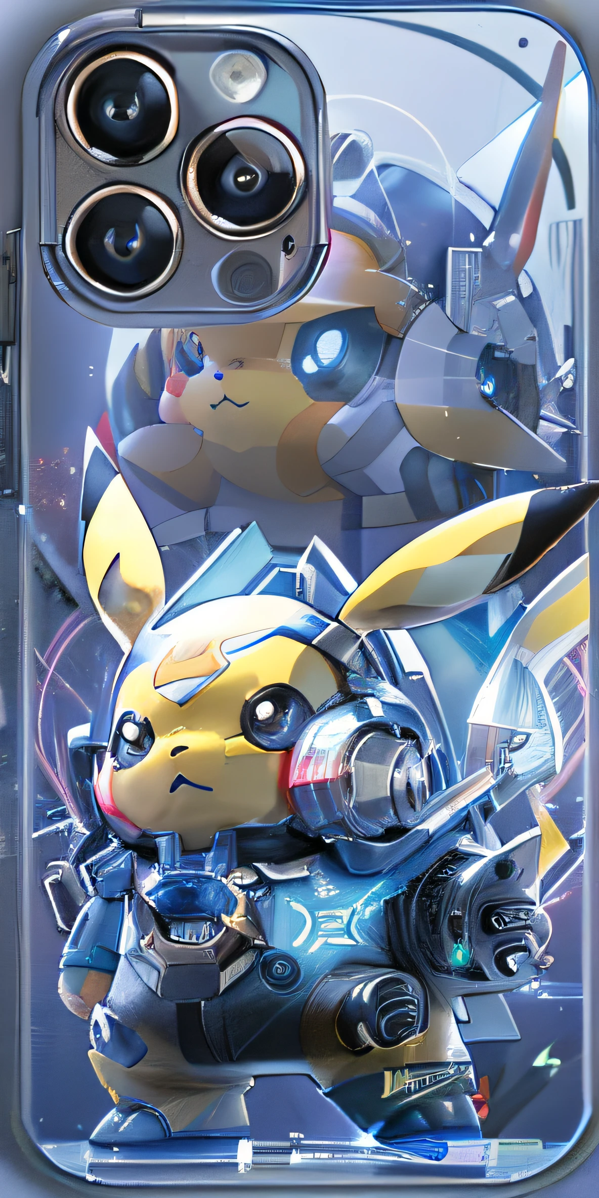 pokemon go pikachu iphone case, pikachu on acid, cyberpunk pikachu, mika pikazo, pikachu tarot card, Pikachu, half pikachu, high detailed official artwork, cell cover style, concept art of pikachu, megaman as pikachu, pikachu in space, video game cover, An anime cover, next gen, isometric pikachu figure, illustration pokemon, pikachu in a forest