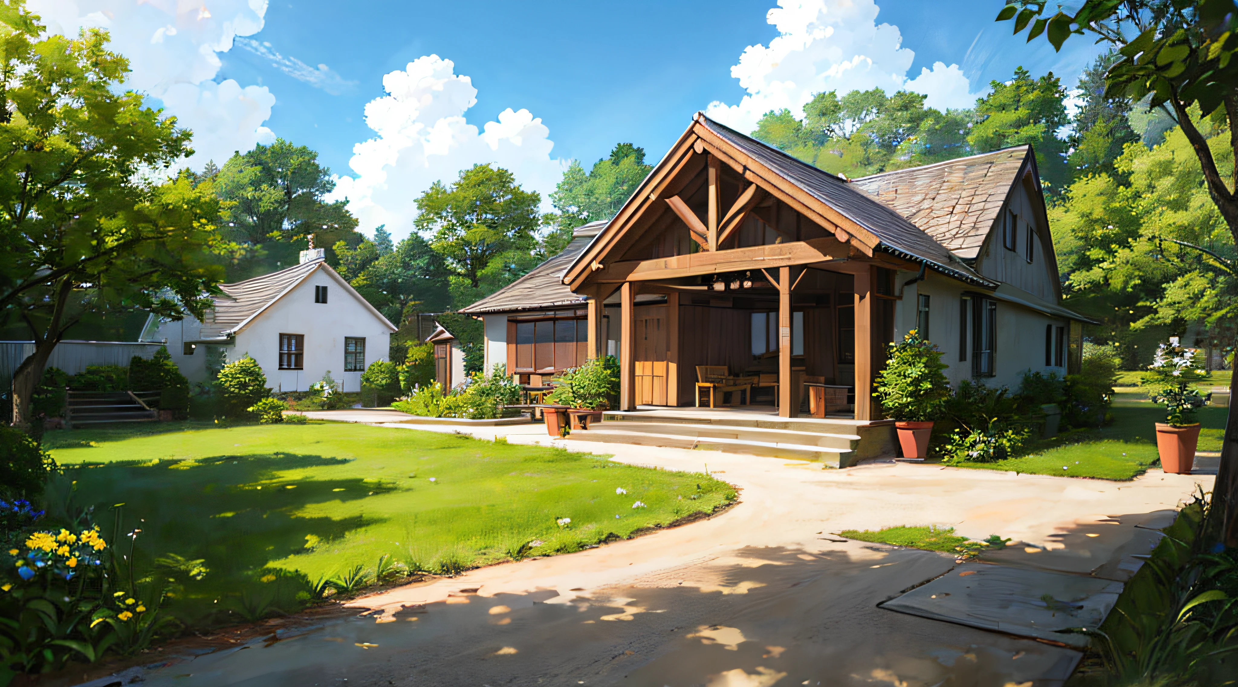(Super-High Resolution,realisticlying,best quailty,realisticlying),(8K,OriginalPhoto,best quailty,A masterpice),(photon maping,Radiance,physics based rendering,automatic white balance),realperson,The photograph,Bridges,architectural,Bush,oras,clouds,daysies,doors,zaun,spheres,orest,trpical garden,grassy,casa,hydrangeas,mont,naturey,Not the_Humanity,exteriors,paths,A plant,Plants in pots,The purple_Flower,Via,scenecy,skyward,skyscrapper, traditional_Mediums, The tree,Thatched cottage