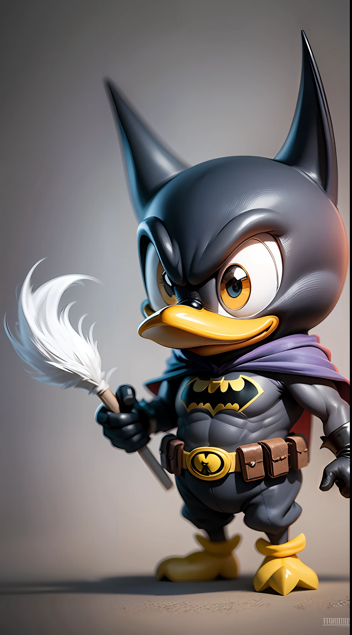 midget batman style Donald Duck