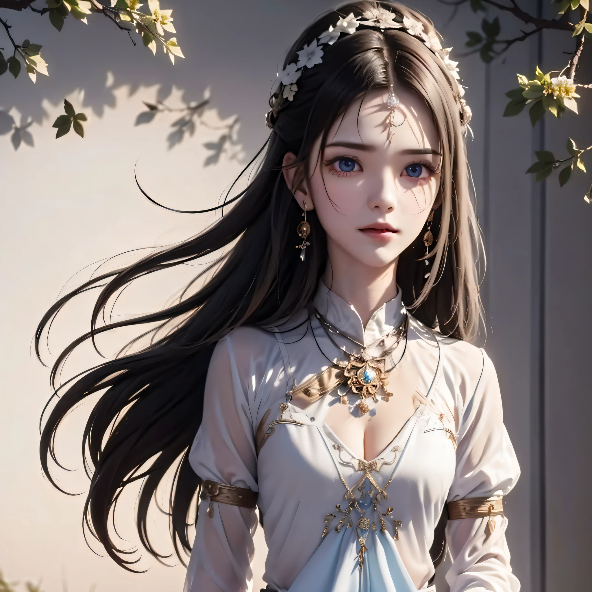 eyes are black，The chest should not be crooked as it normally looks