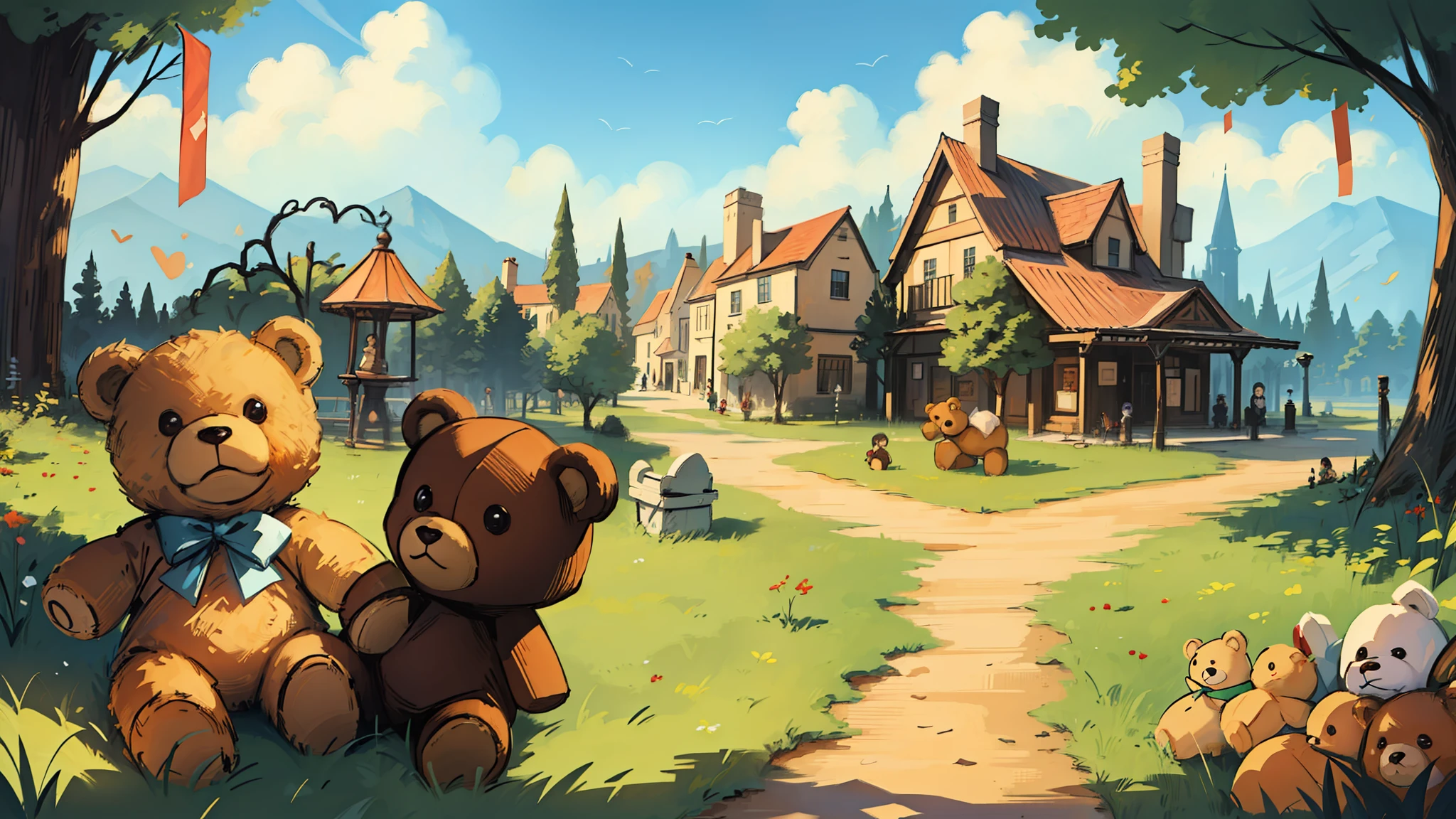 The Mystery of the Missing Teddy Bear
Keywords: small town, Enchanted Valley, children, park, teddy bear, disappeared --auto --s2