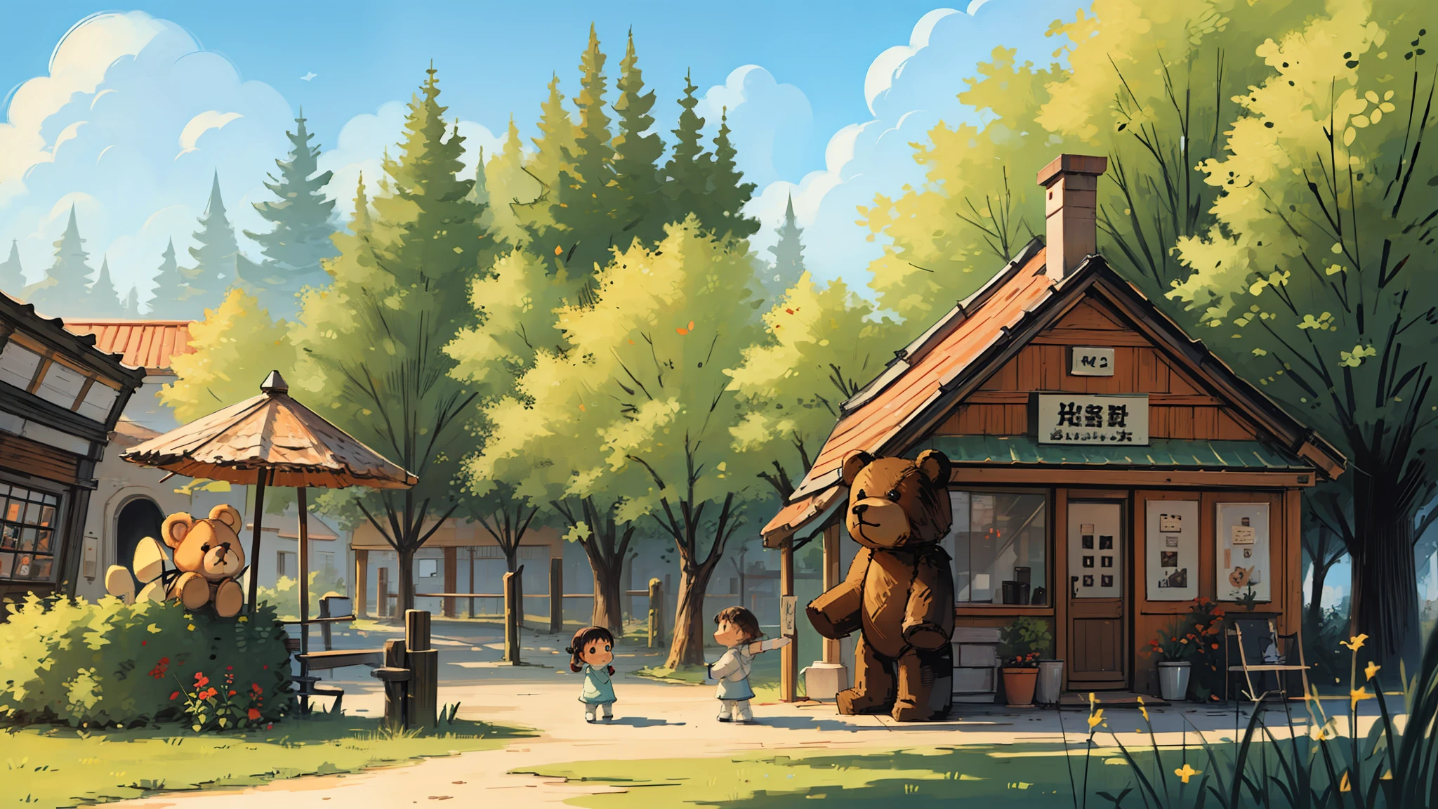 The Mystery of the Missing Teddy Bear
Keywords: small town, Enchanted Valley, children, park, teddy bear, disappeared --auto --s2