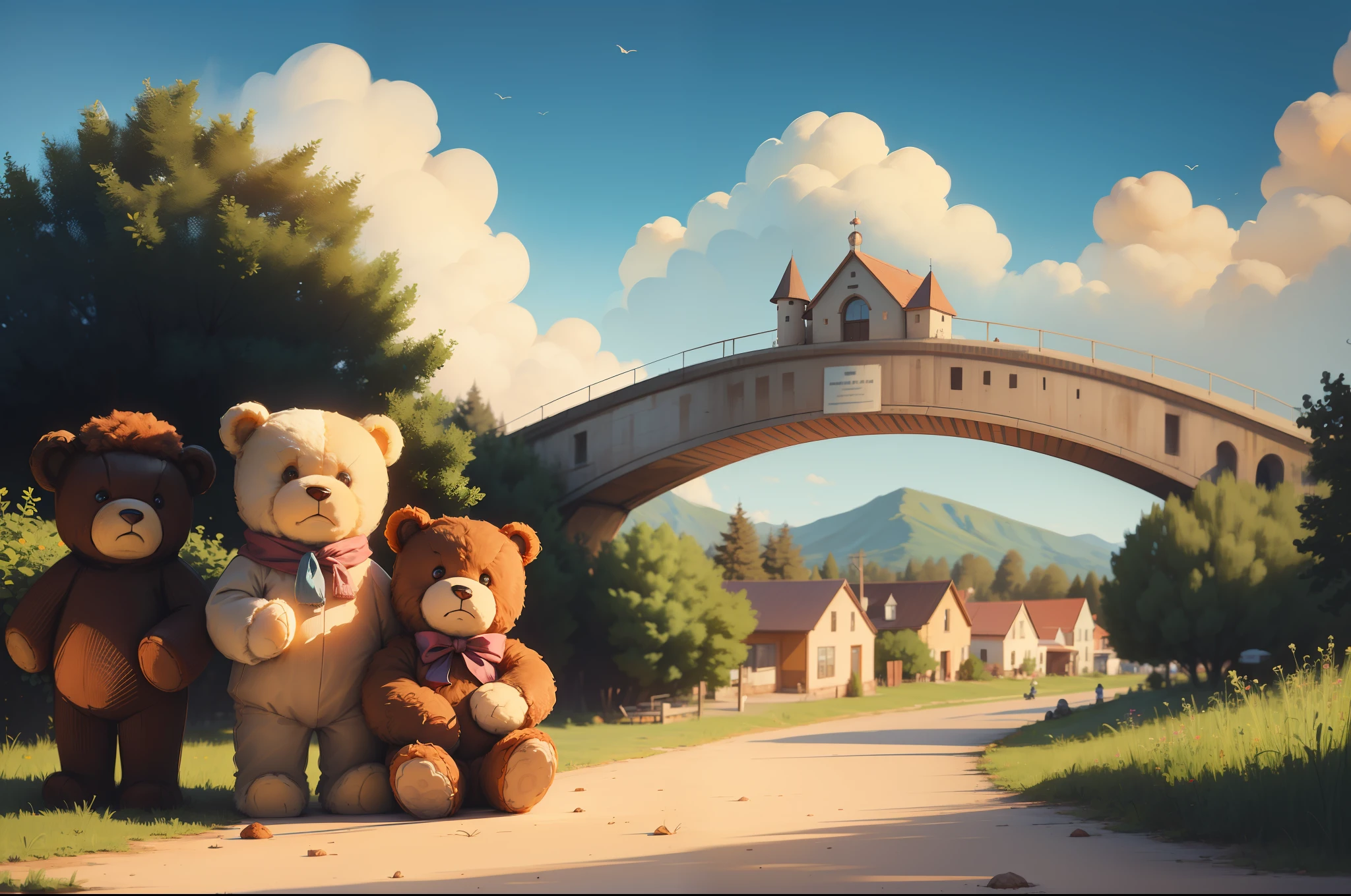 The Mystery of the Missing Teddy Bear
Keywords: small town, Enchanted Valley, children,realista, 4K, park, teddy bear, disappeared --auto --s2